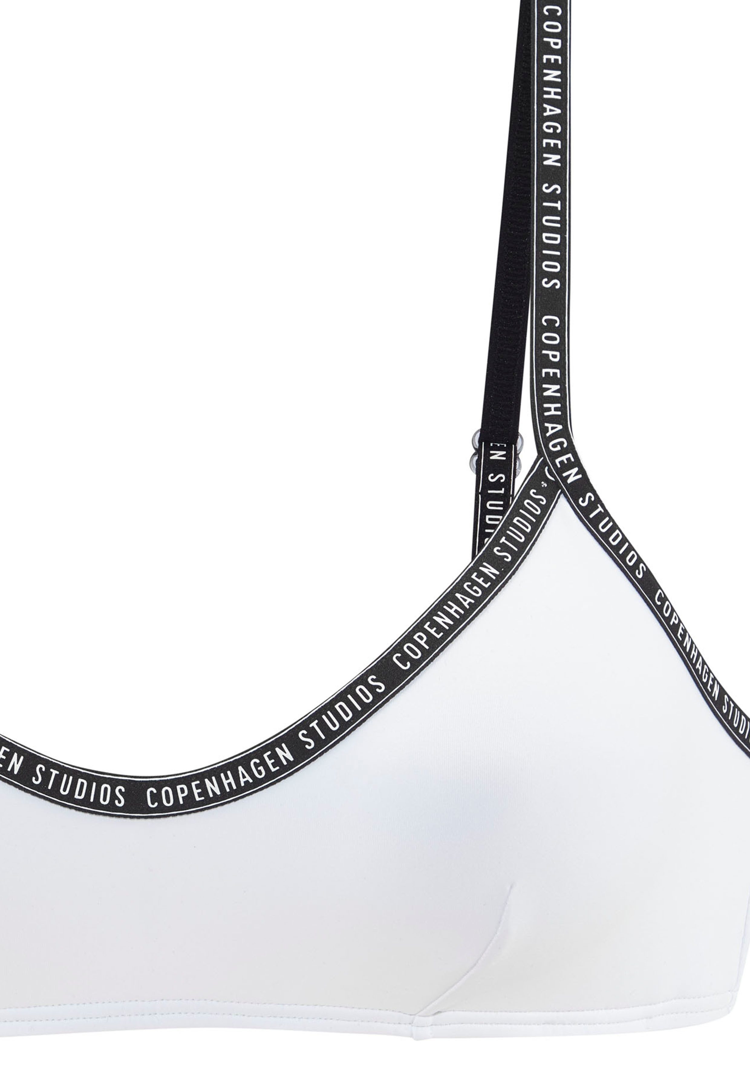 Copenhagen Studios Bustierbikinitop Cody met merkembleem