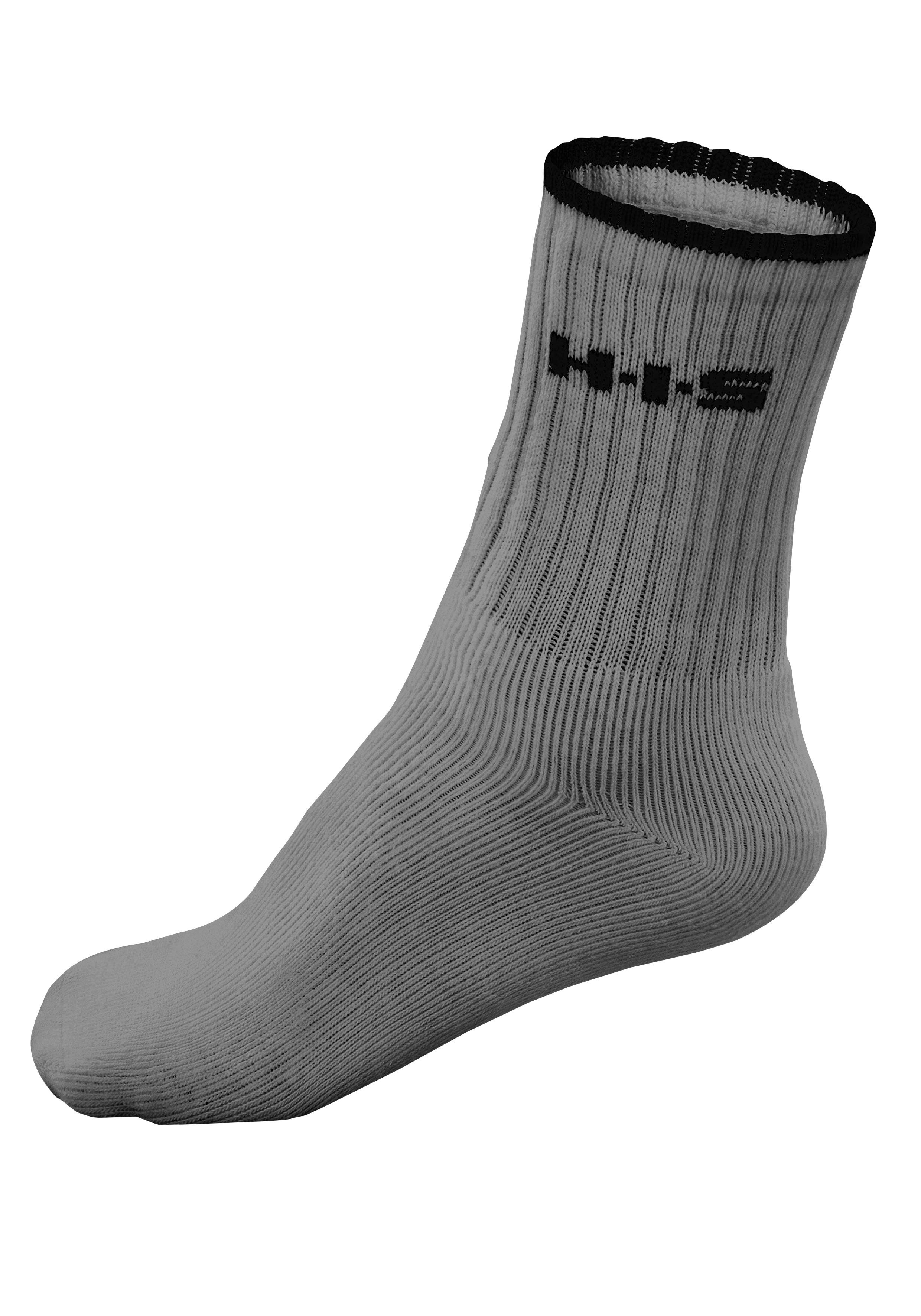 H.I.S Sportsokken met frotté & verstevigde drukzones (set, 6 paar)