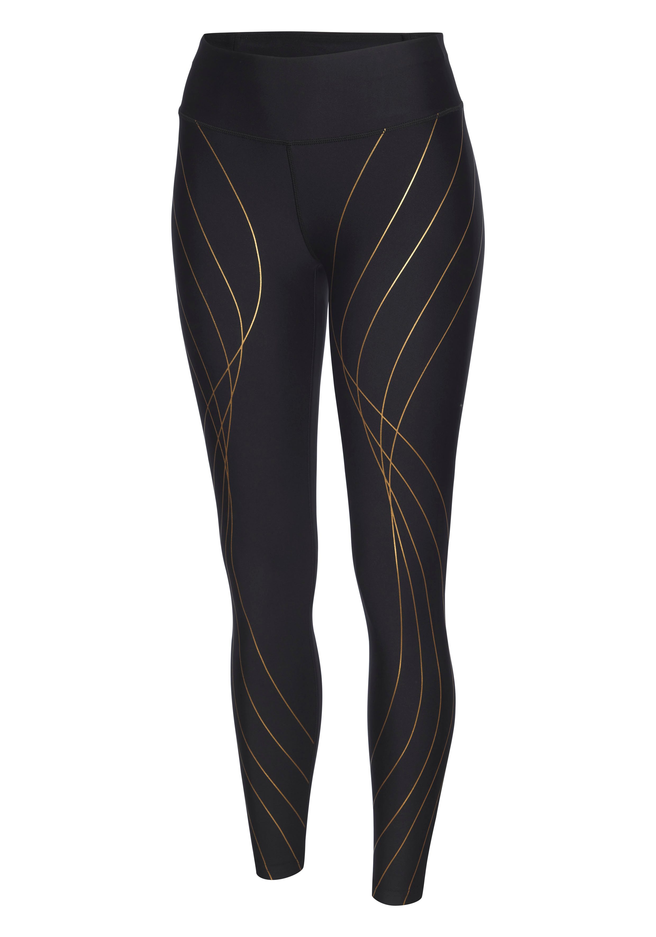 active by Lascana Legging met glinsterende print, sportleggings
