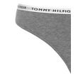 tommy hilfiger underwear string met smalle logoboord (3 stuks) wit