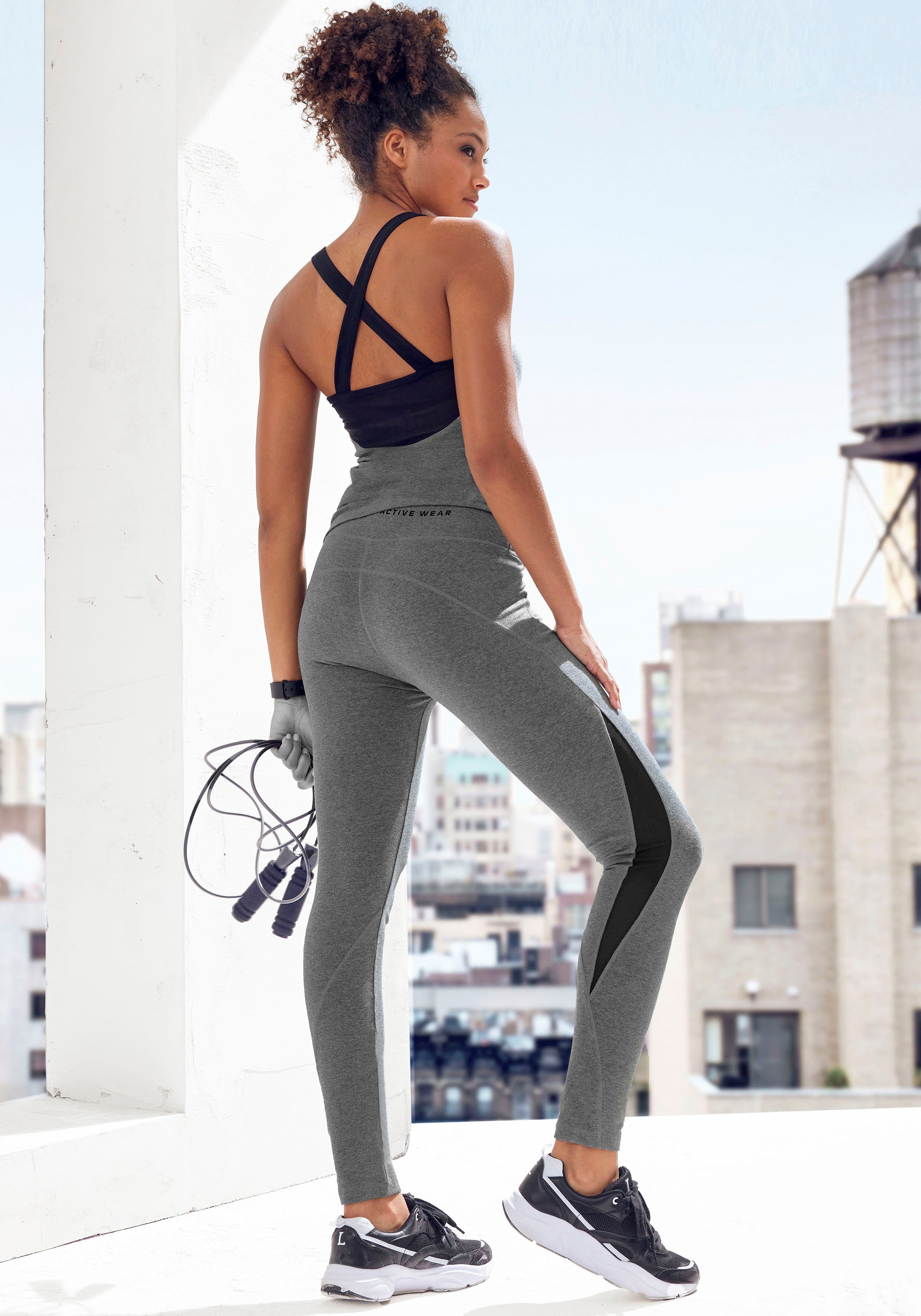 vivance active Functionele top -Sporttop met gekruiste elastische bandjes