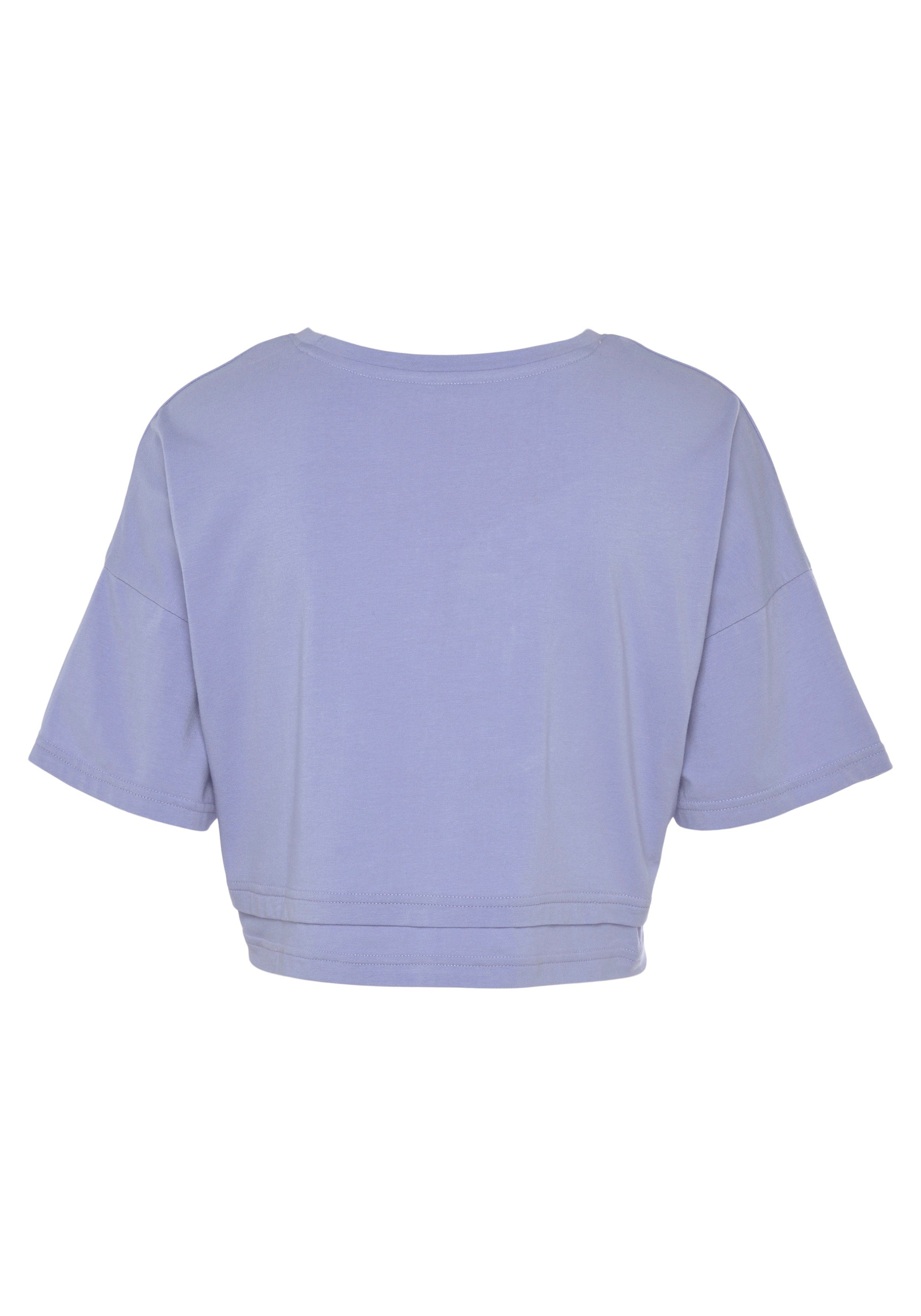 Lascana Shirt met korte mouwen met kastige snit en lagen-look