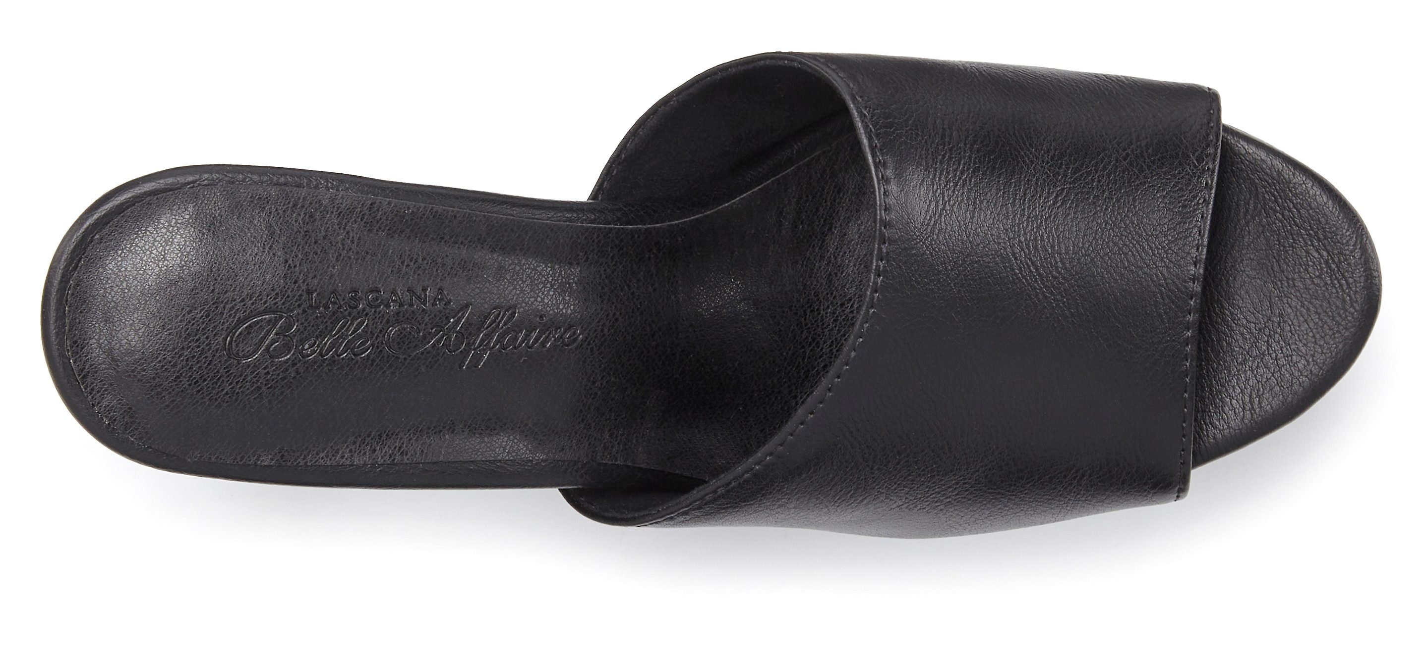 Lascana Belle Affaire Slippers met hoge hak Mule, sandaal, open schoen met lichte plateau