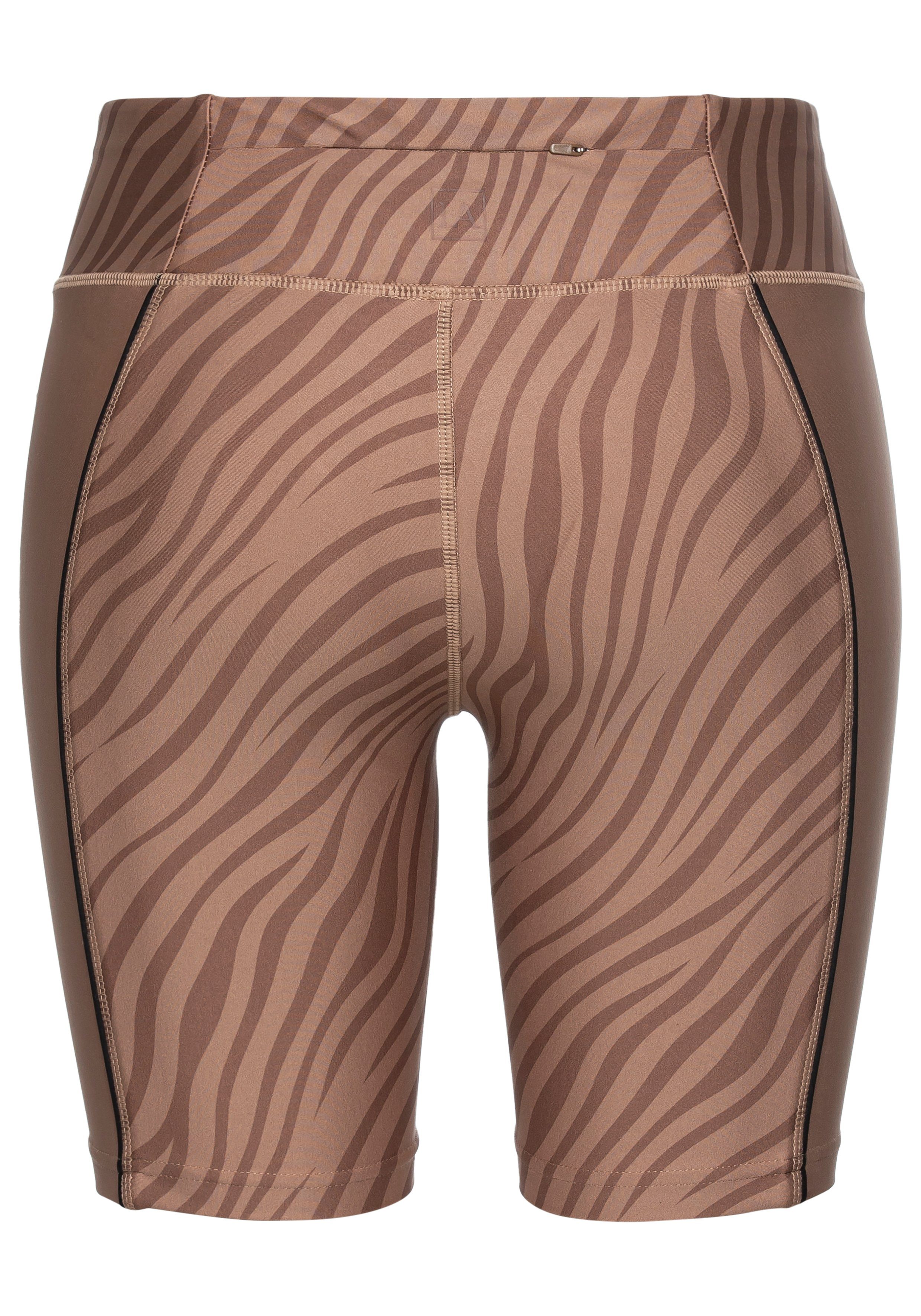 active by Lascana Short -Sportshorts, Korte broek Sportshorts met subtiele zebraprint
