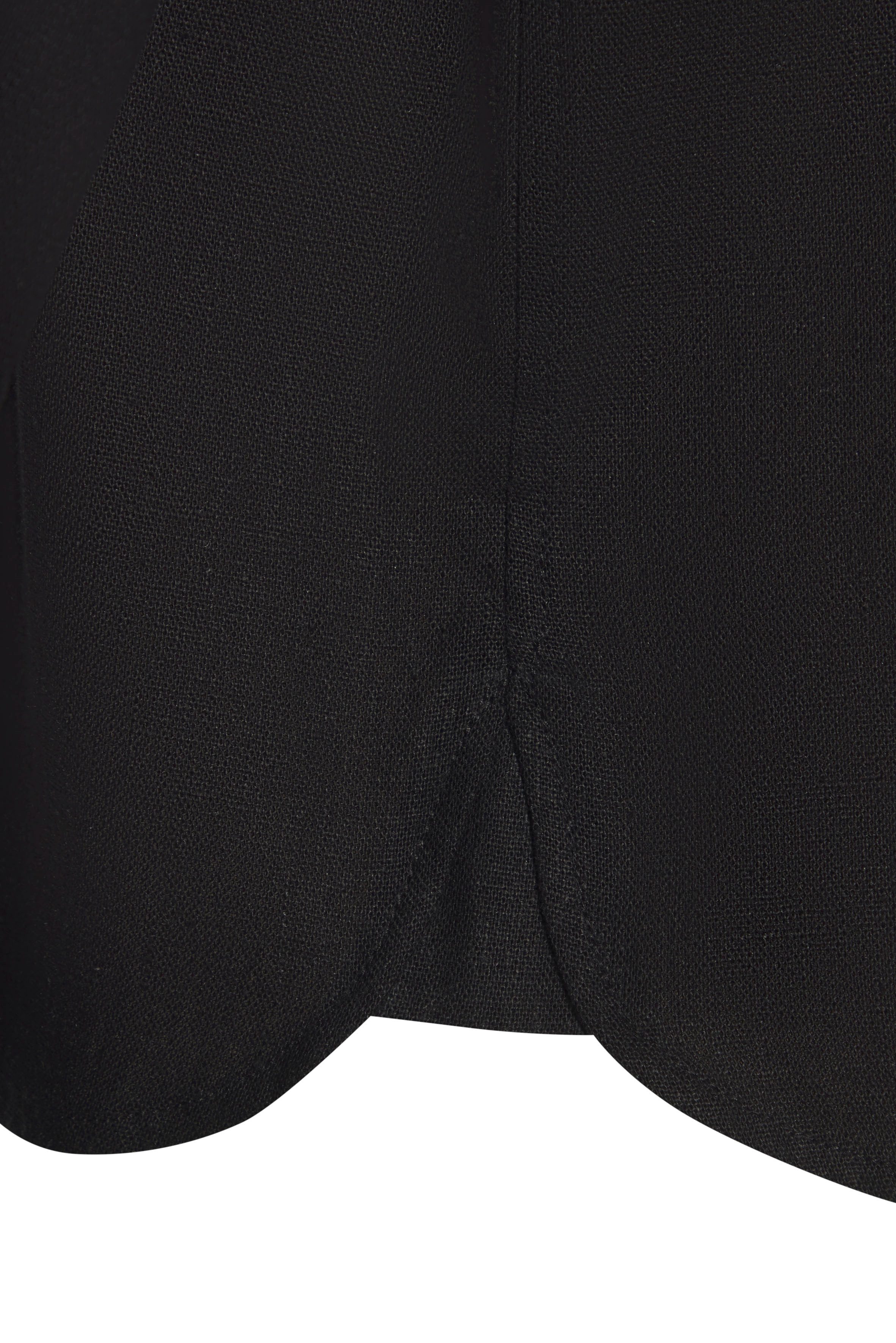 Buffalo Overhemdblouse met linnenpercentage, luchtige lange blouse met overhemdkraag