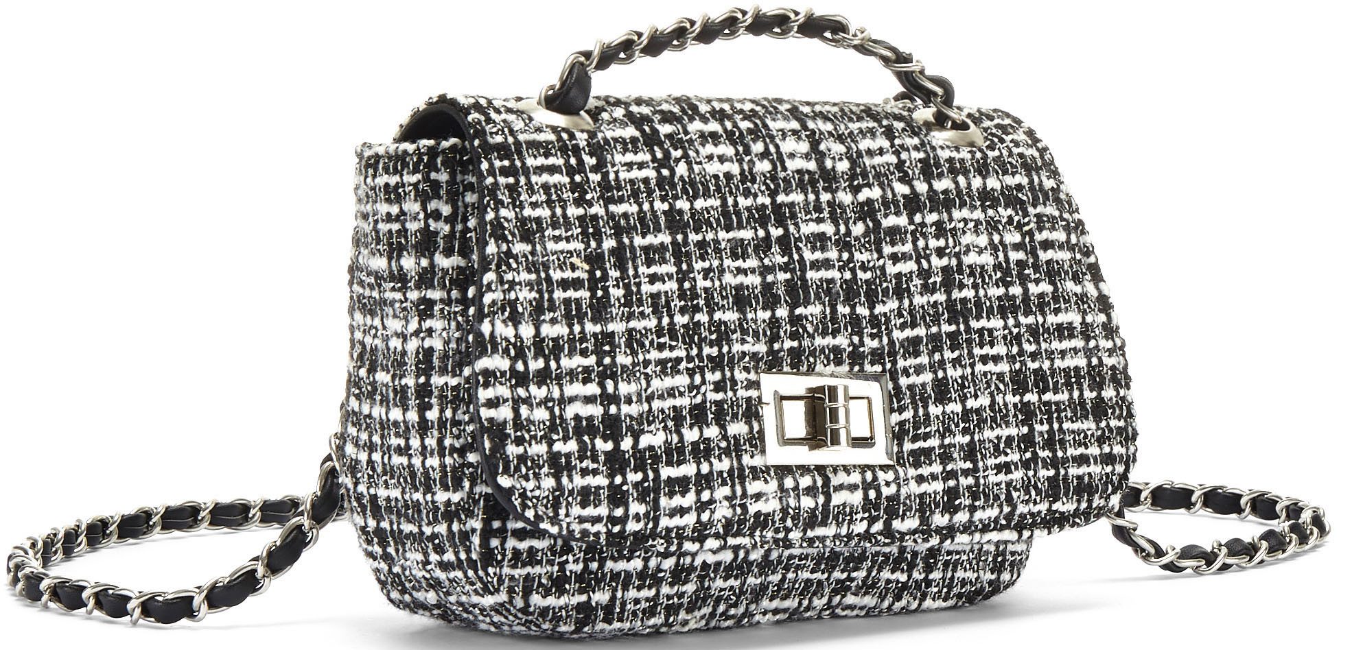 Vivance Handtas Minibag , schoudertas, handtas met metalen sluiting vegan