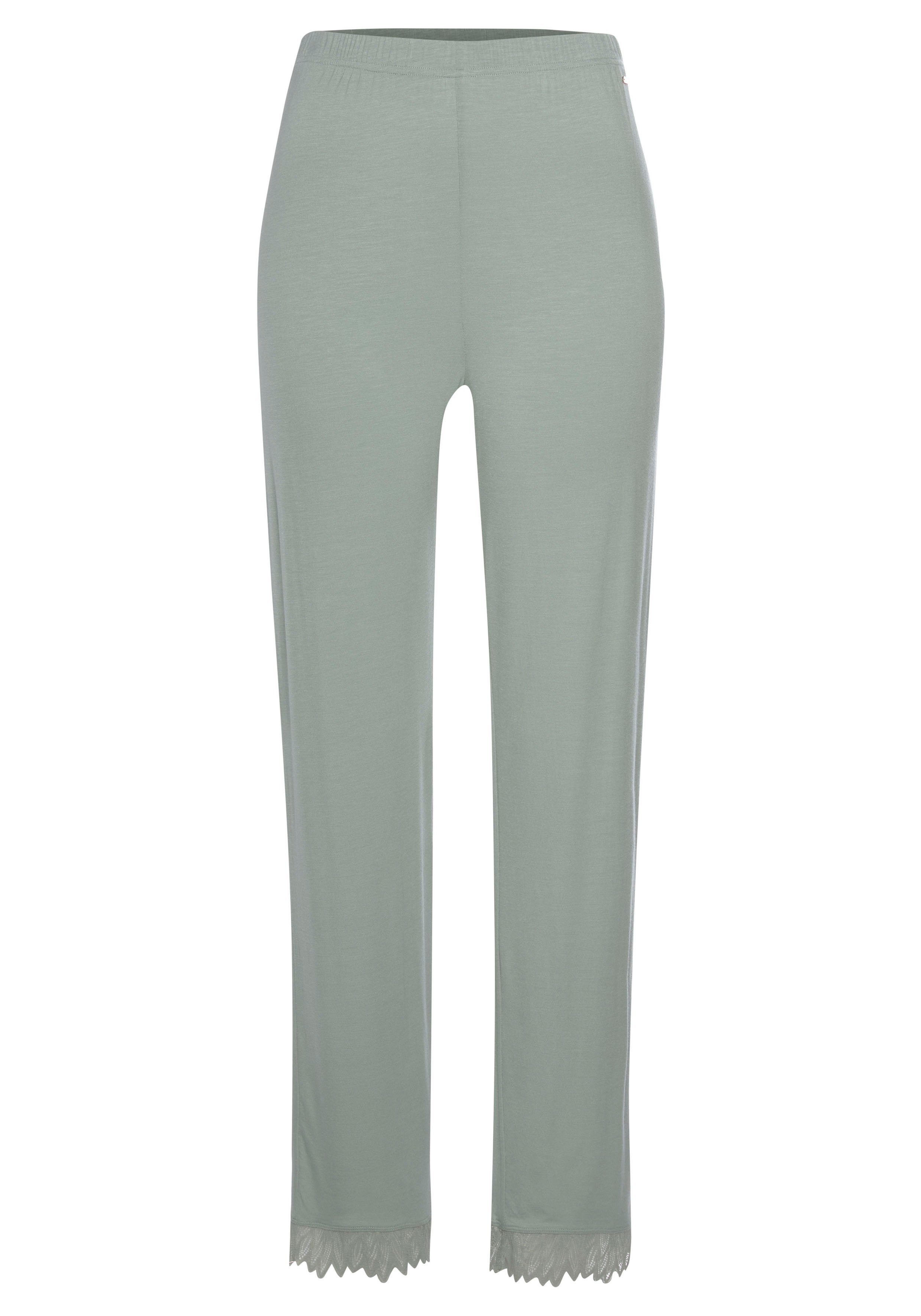 Lascana Pyjamabroek met kanten details