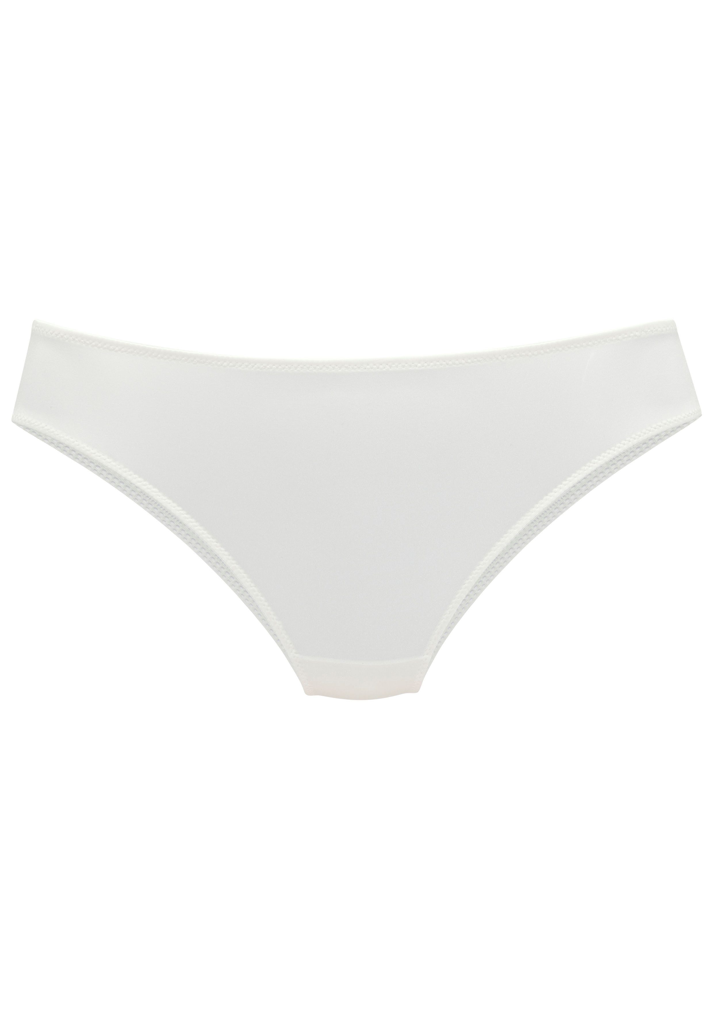 s.Oliver RED LABEL Beachwear Slip FABIENNE van grafisch kant met modieuze netinzet