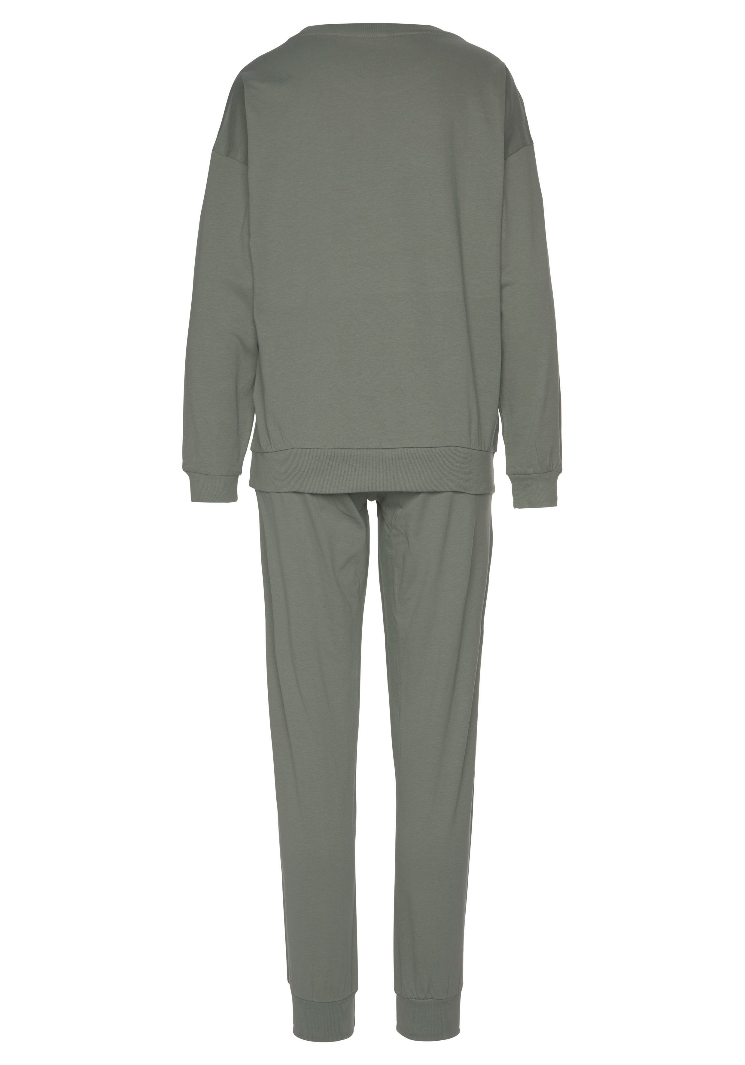 KangaROOS Pyjama met slogan-frontprint (2-delig, 1 stuk)