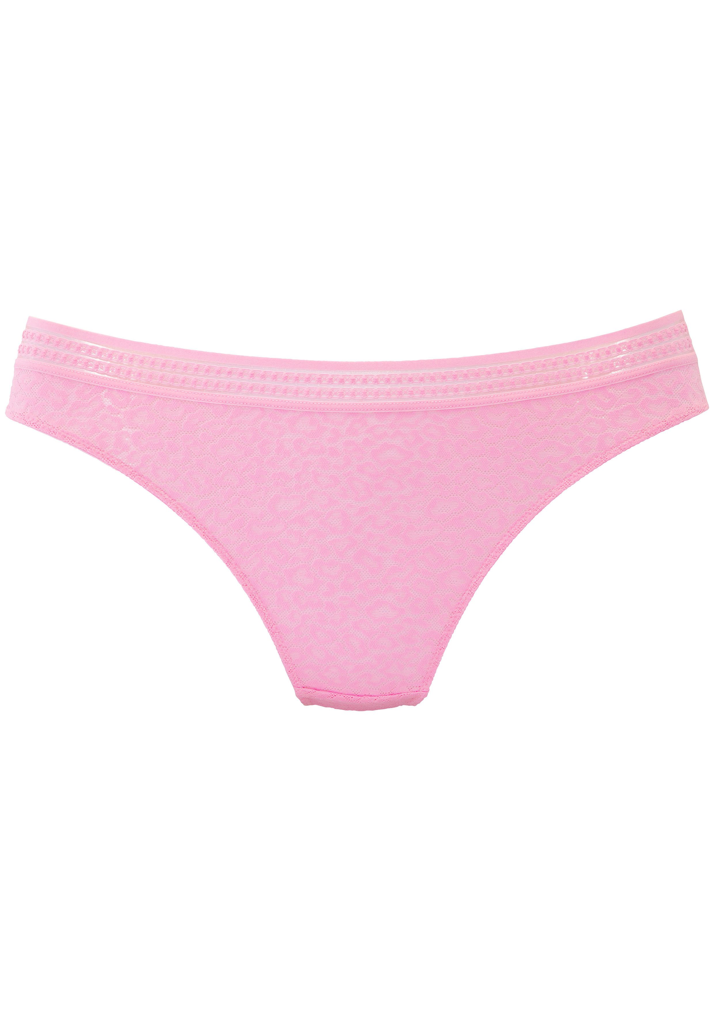 Lascana String Freya van kant in leoprint met modieuze band, sexy lingerie