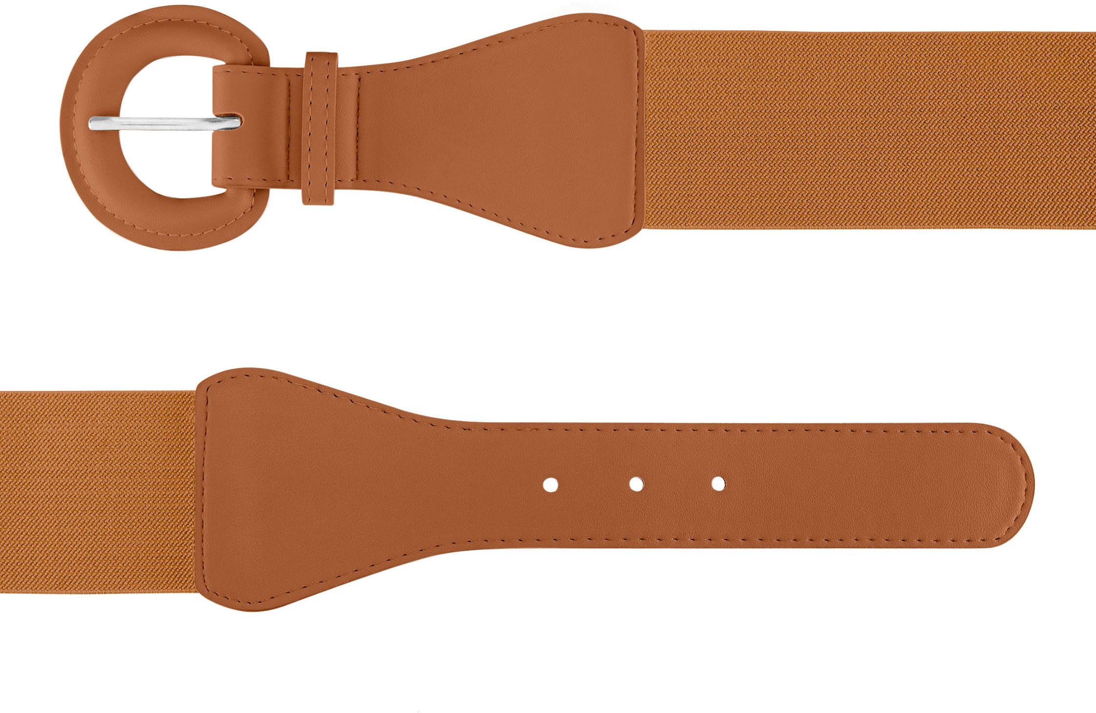 Lascana Tailleriem Stretch riem Shaping-effect, grote gesp, voor jurk & overall, buikriem