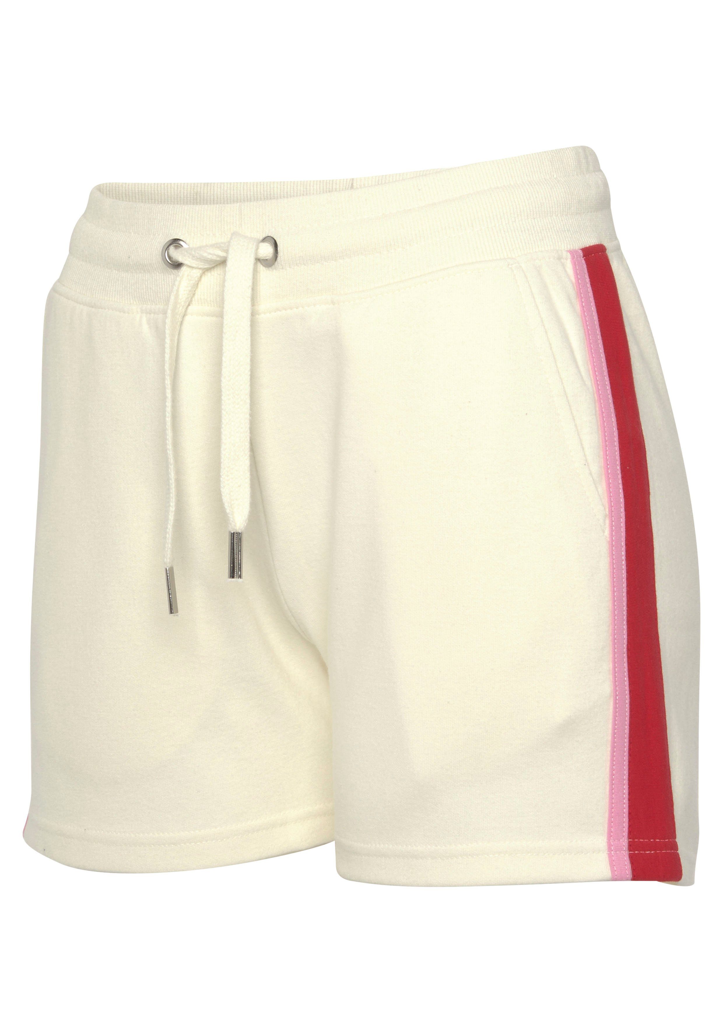Vivance Sweatshort Korte broek met contrasterende accenten, loungewear (1-delig)