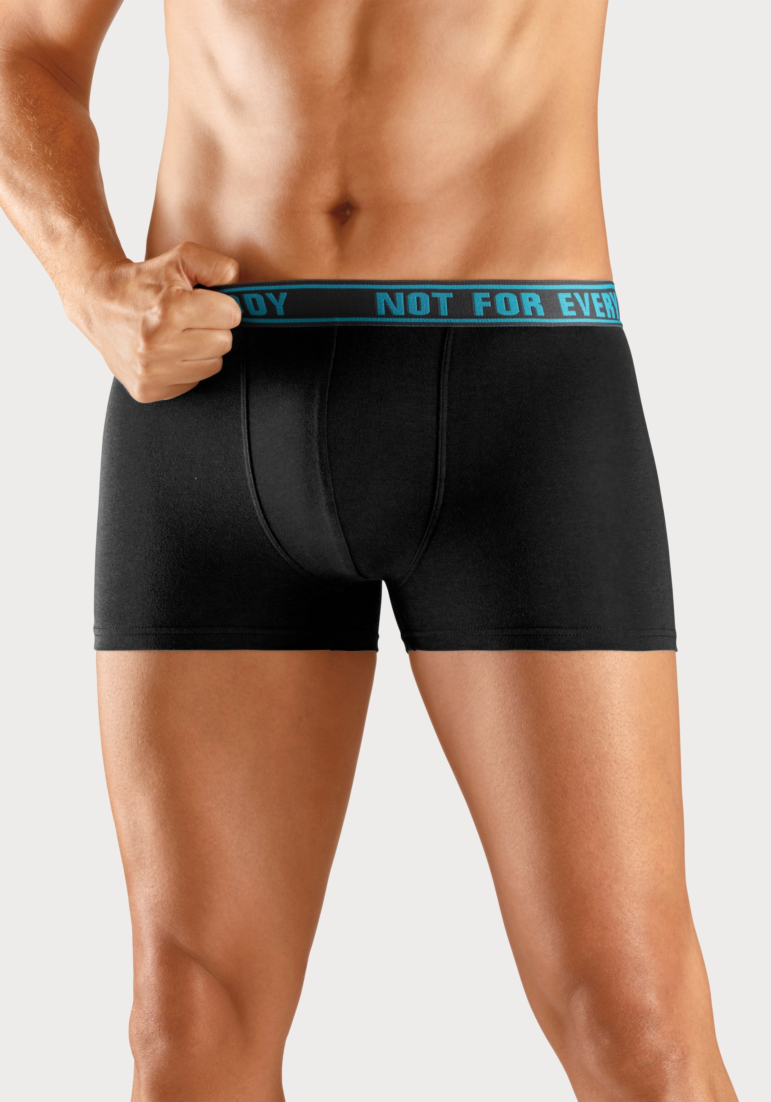 Bruno Banani Boxershort met tekst op de tailleband (set, 4 stuks)