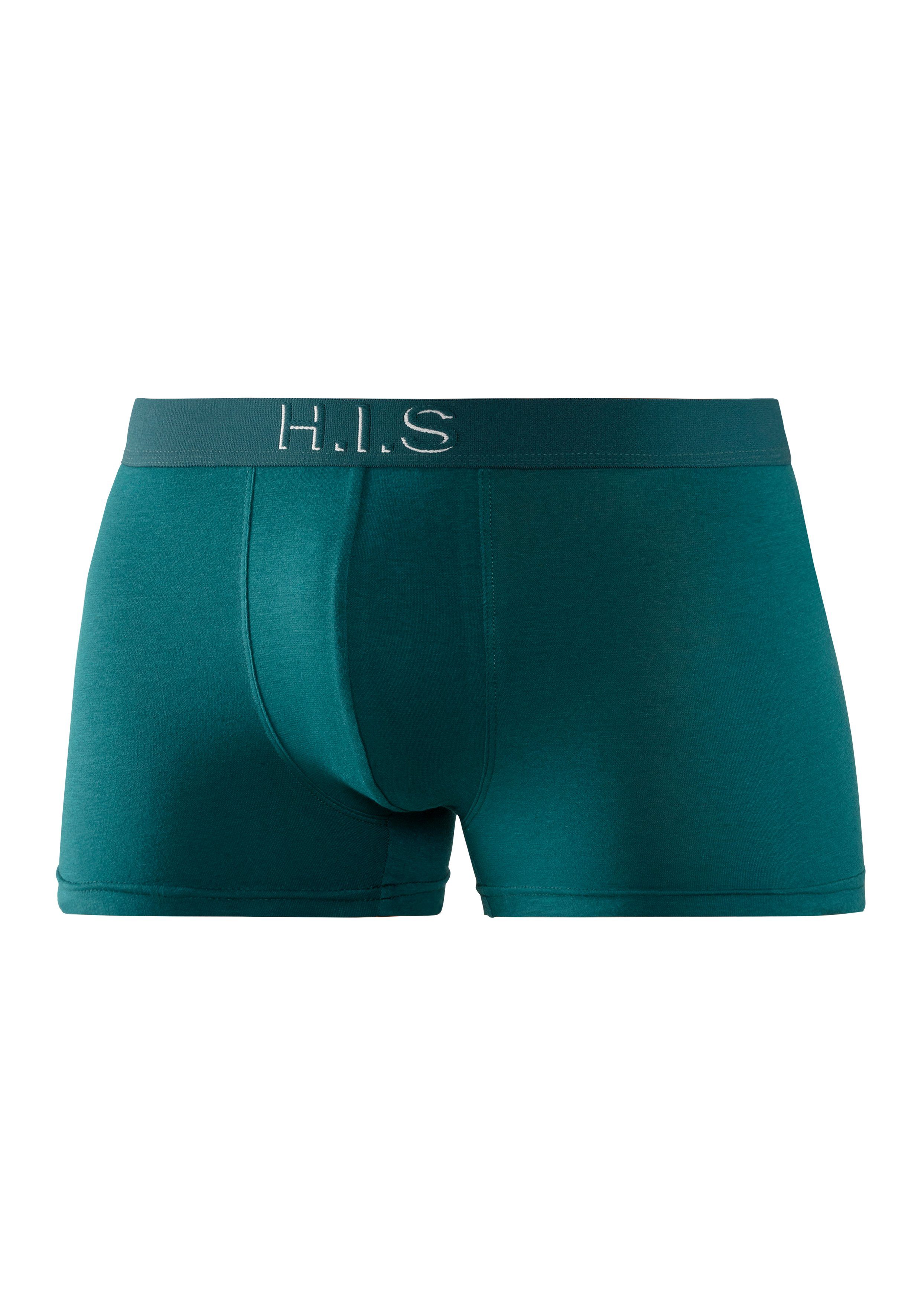 H.I.S Boxershort voor heren Logoweefband met 3D-effect (set, 5 stuks)