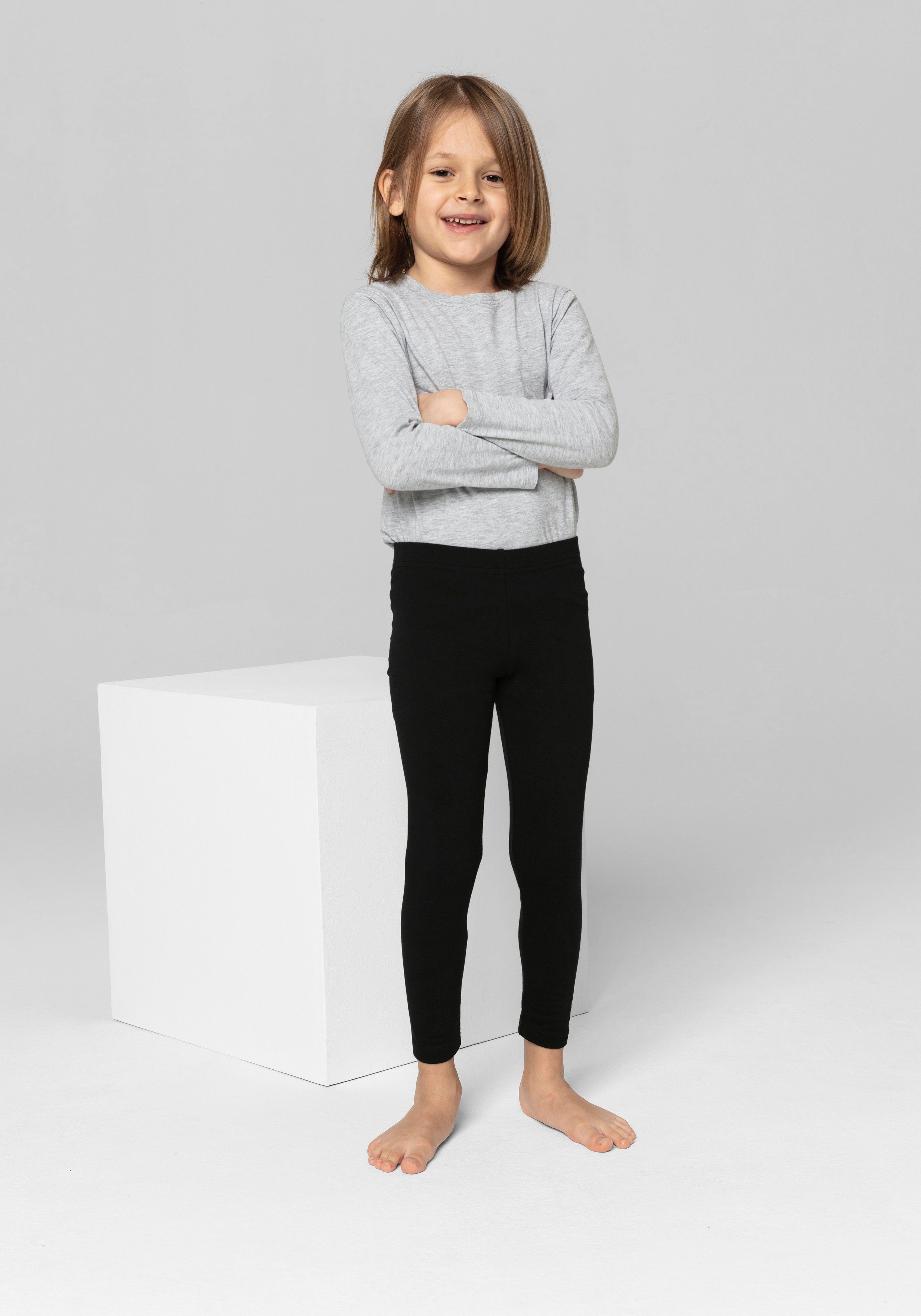 H.I.S Legging Basic in een set van 2 (set, 2-delig)