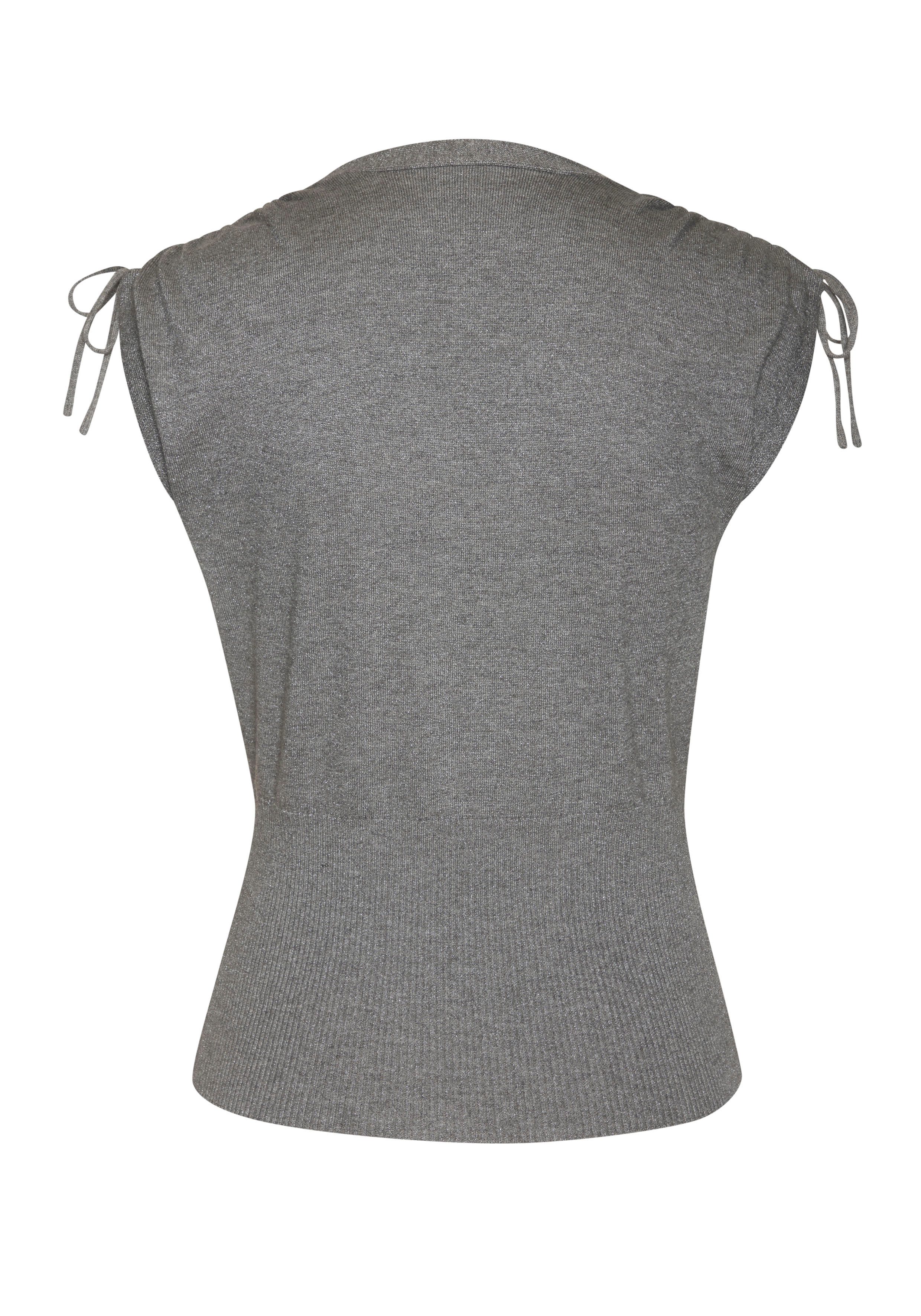 Lascana Gebreide top met glanzend lurexgar