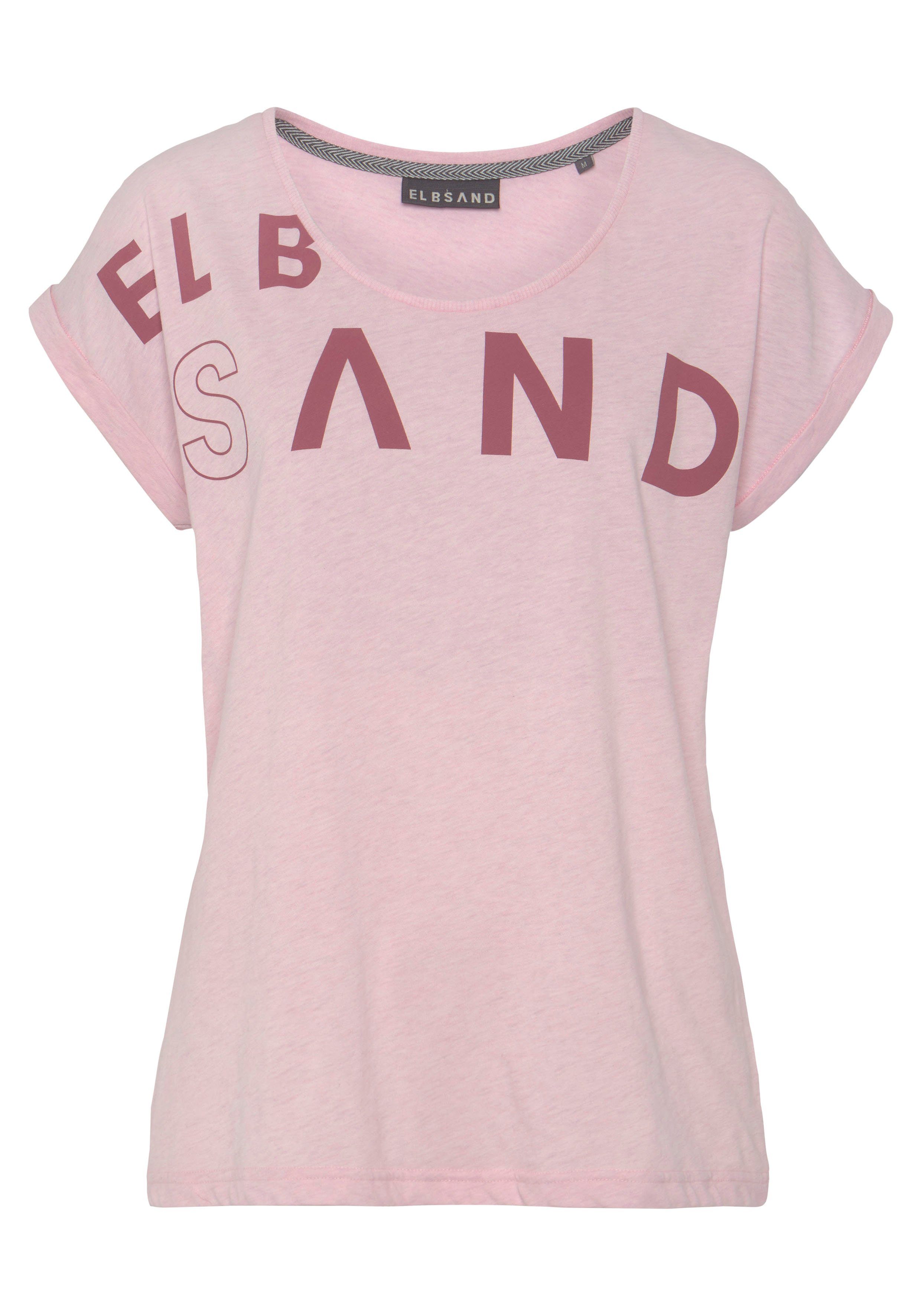 Elbsand T-shirt gemaakt van zachte jersey, shirt met korte mouwen, sportief en comfortabel