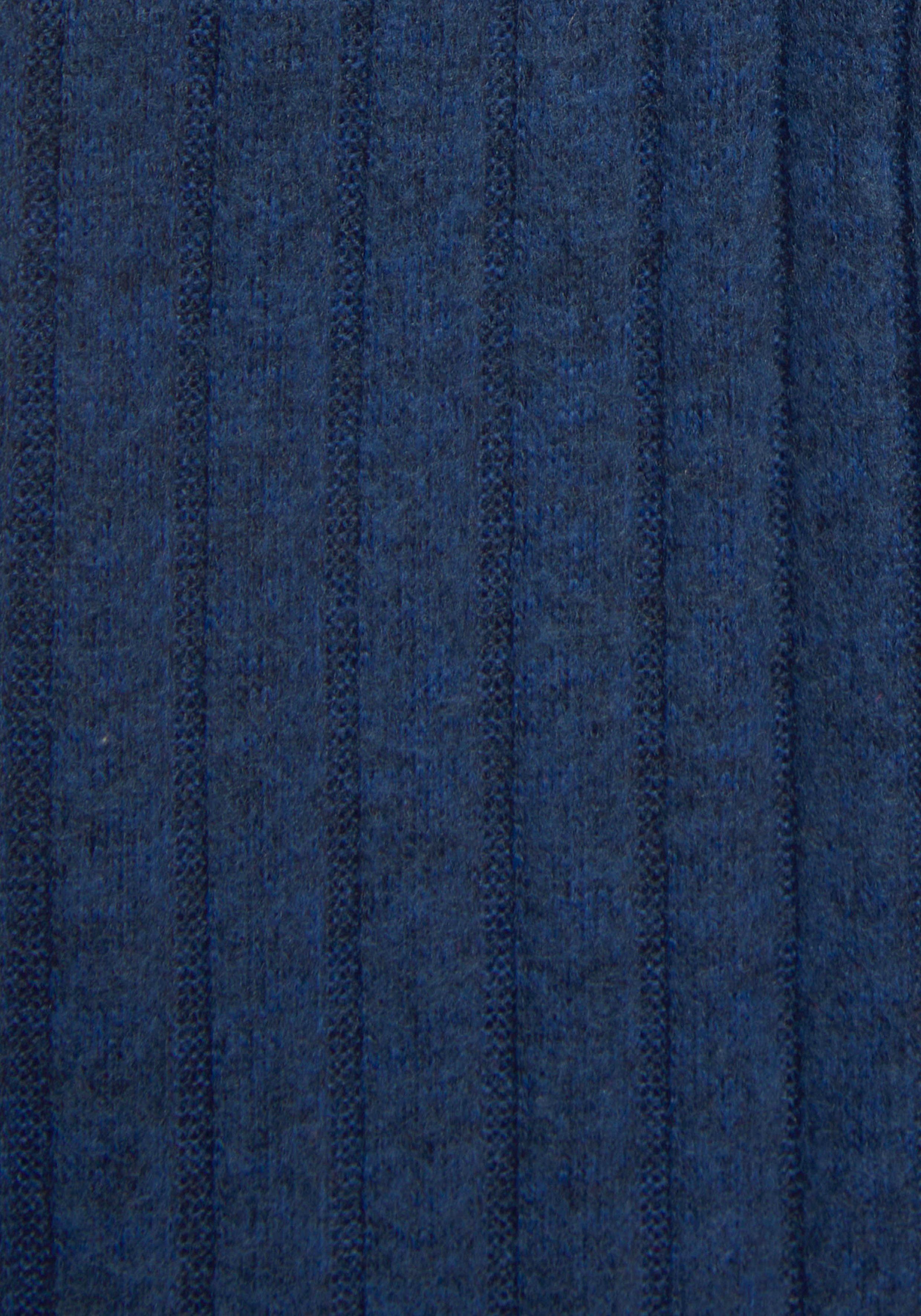 Lascana Homewearbroek -Loungebroek -lounge-/brei broek met wijde pijpen en zijzakken, loungewear (1-delig)