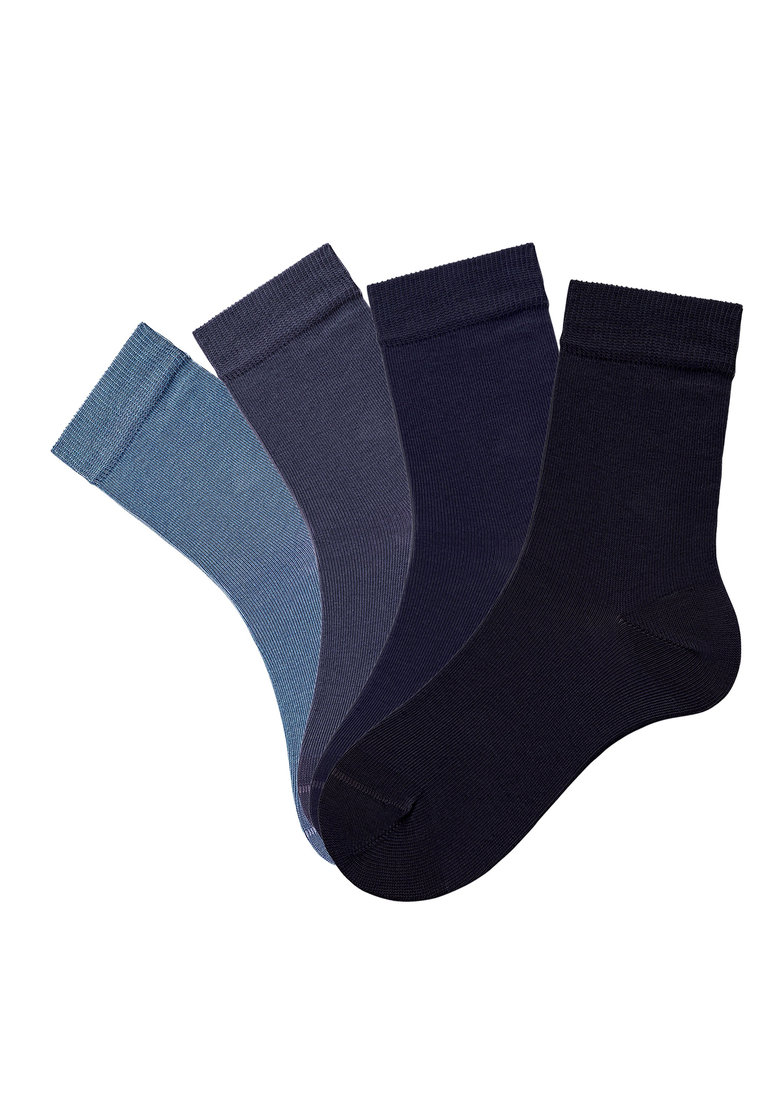 H.I.S Sokken in verschillende kleurencombinaties (set, 4 paar) sokken maat 39-42 blauw