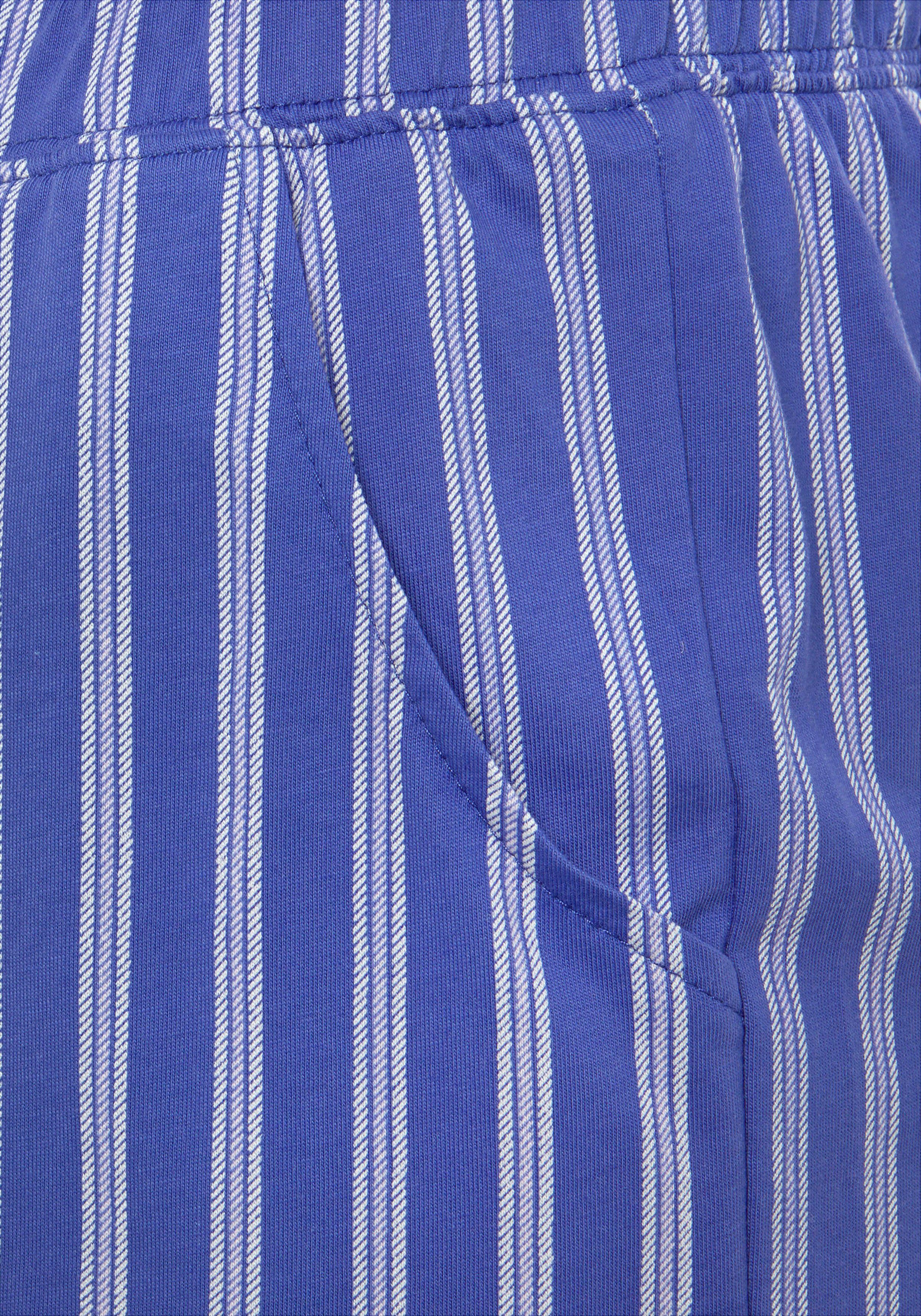 Vivance Dreams Shortama met fijn streepdessin (set, 2-delig)