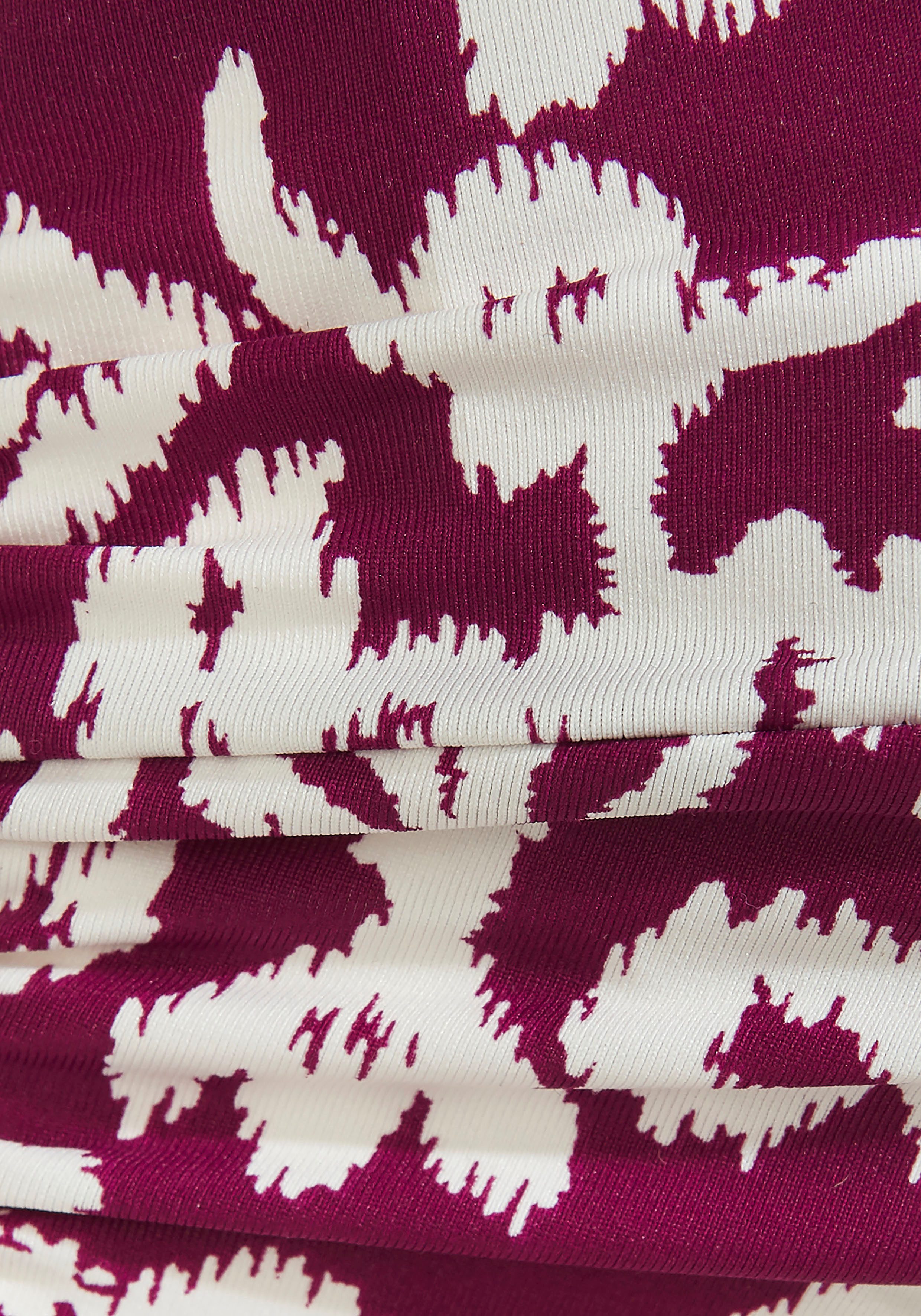 Lascana Beugelbandeau bikinitop Piper met opvallende all-over-print
