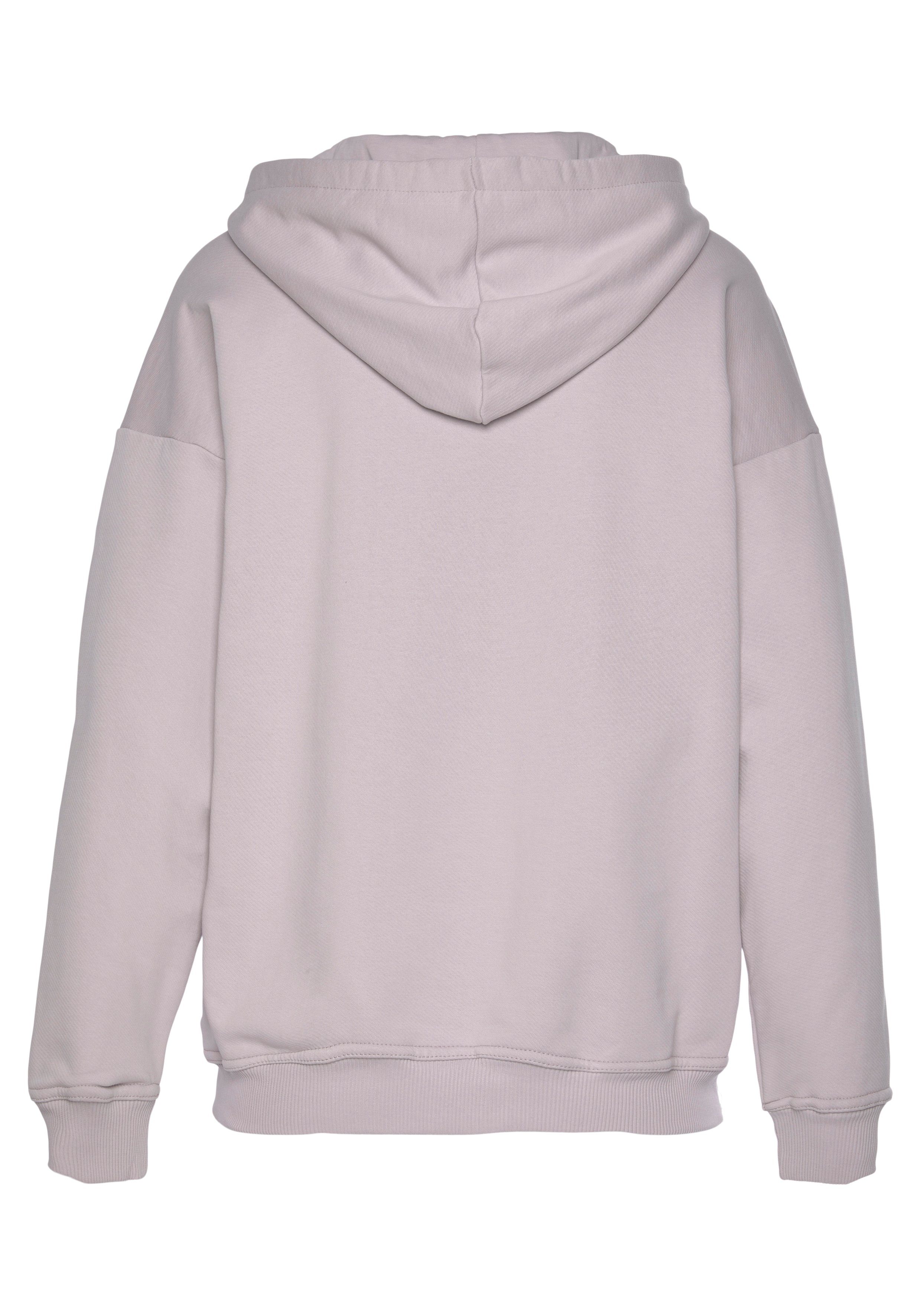 Lascana Sweatvest -lounge jas van biologische katoen, loungewear