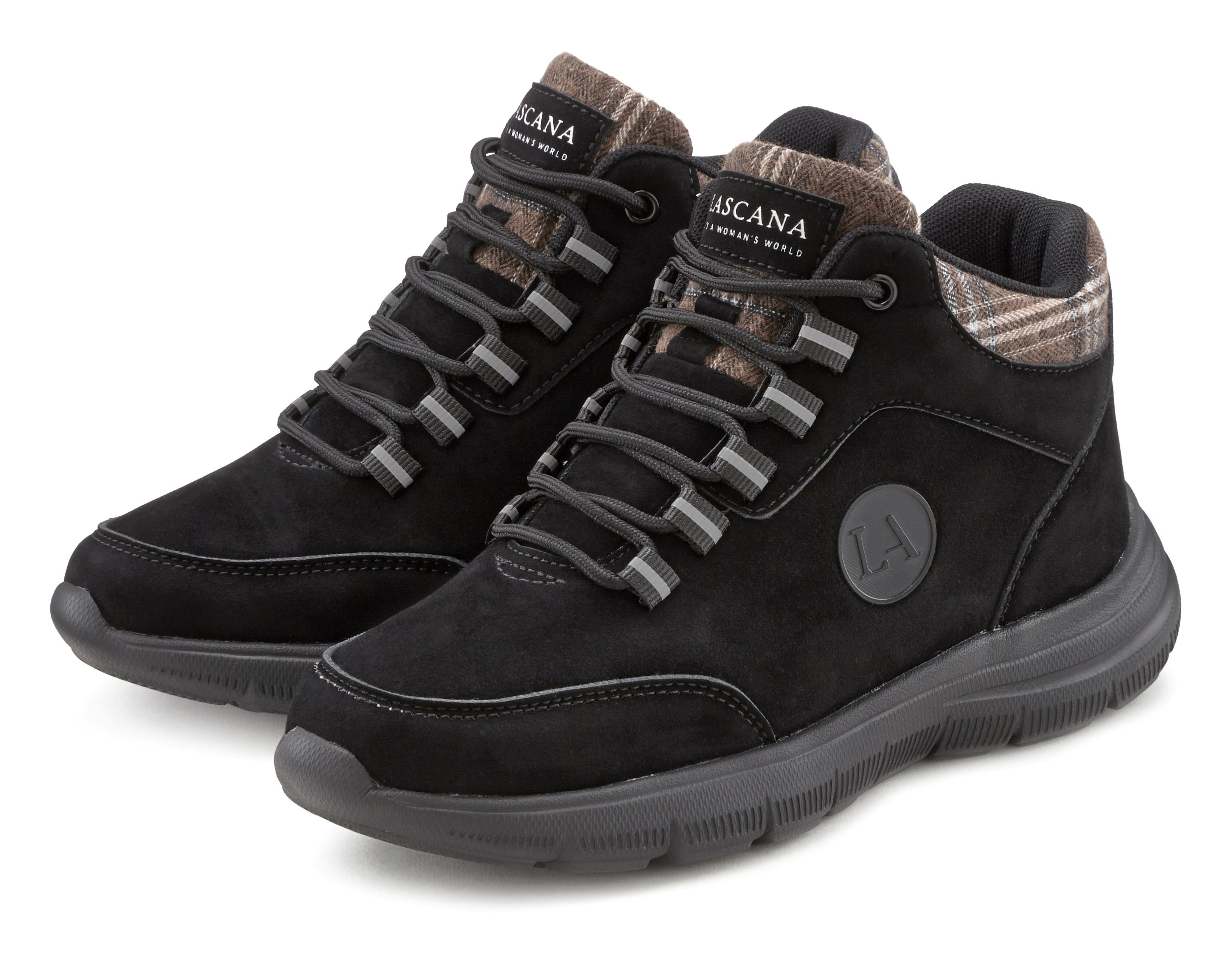 Lascana Sneakers met lichte zool, outdoorschoen, vrijetijdsschoen, trekking boots, vegan