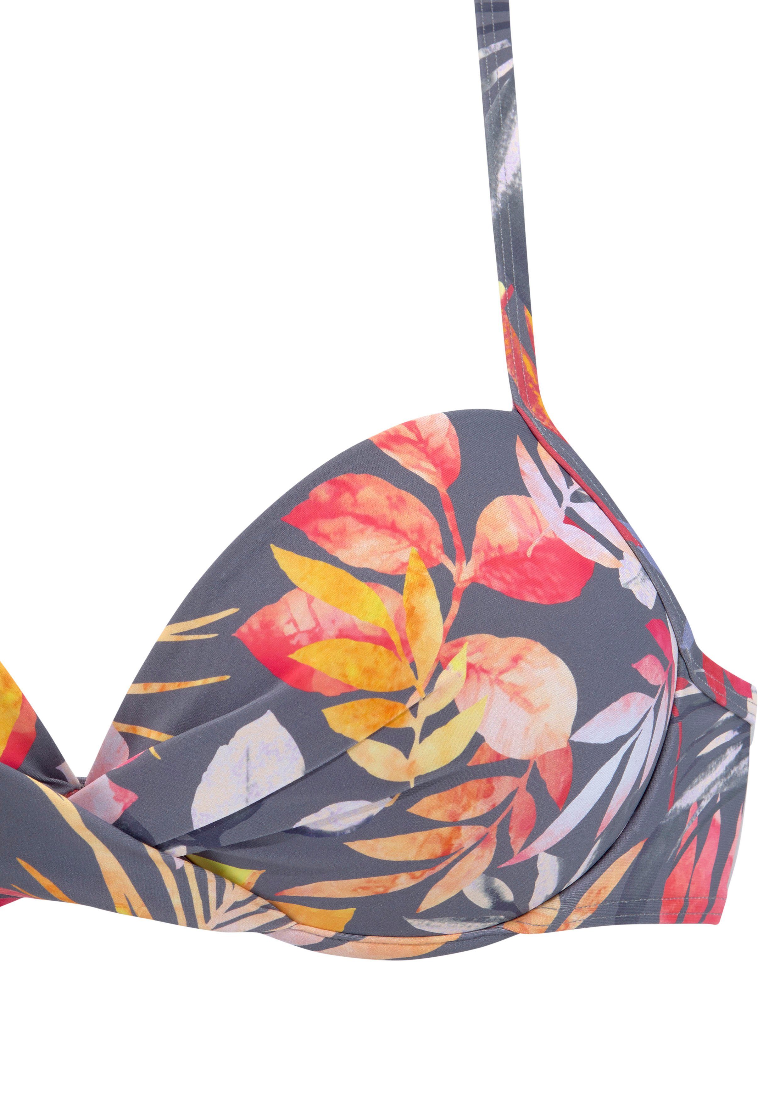 Vivance Push-upbikinitop Leilani in gedraaide look