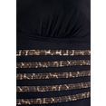 lascana badpak adele met een modellerend effect en trendy gekruiste banden zwart