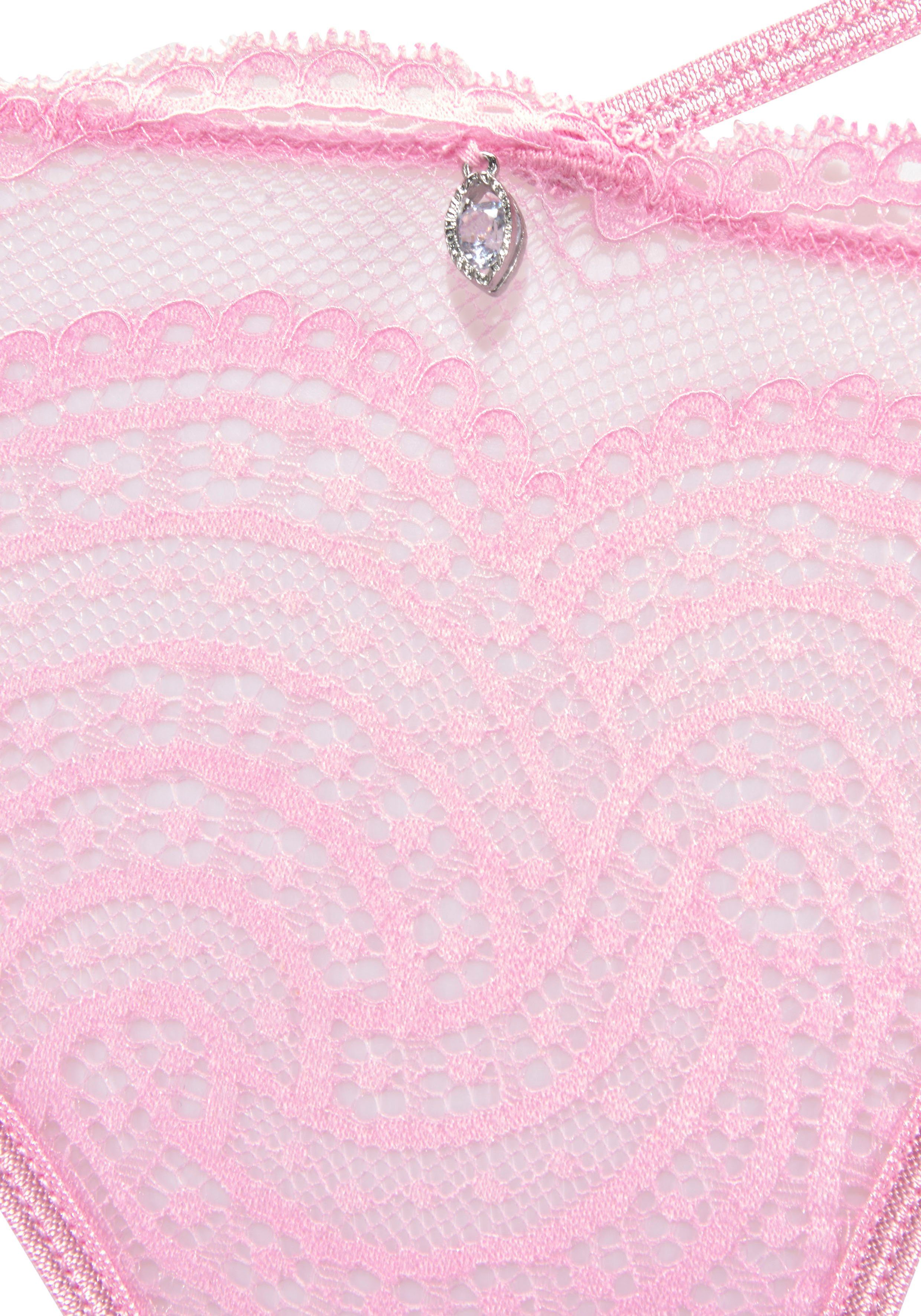 Lascana String Kira met gerecycled polyamide in het kant