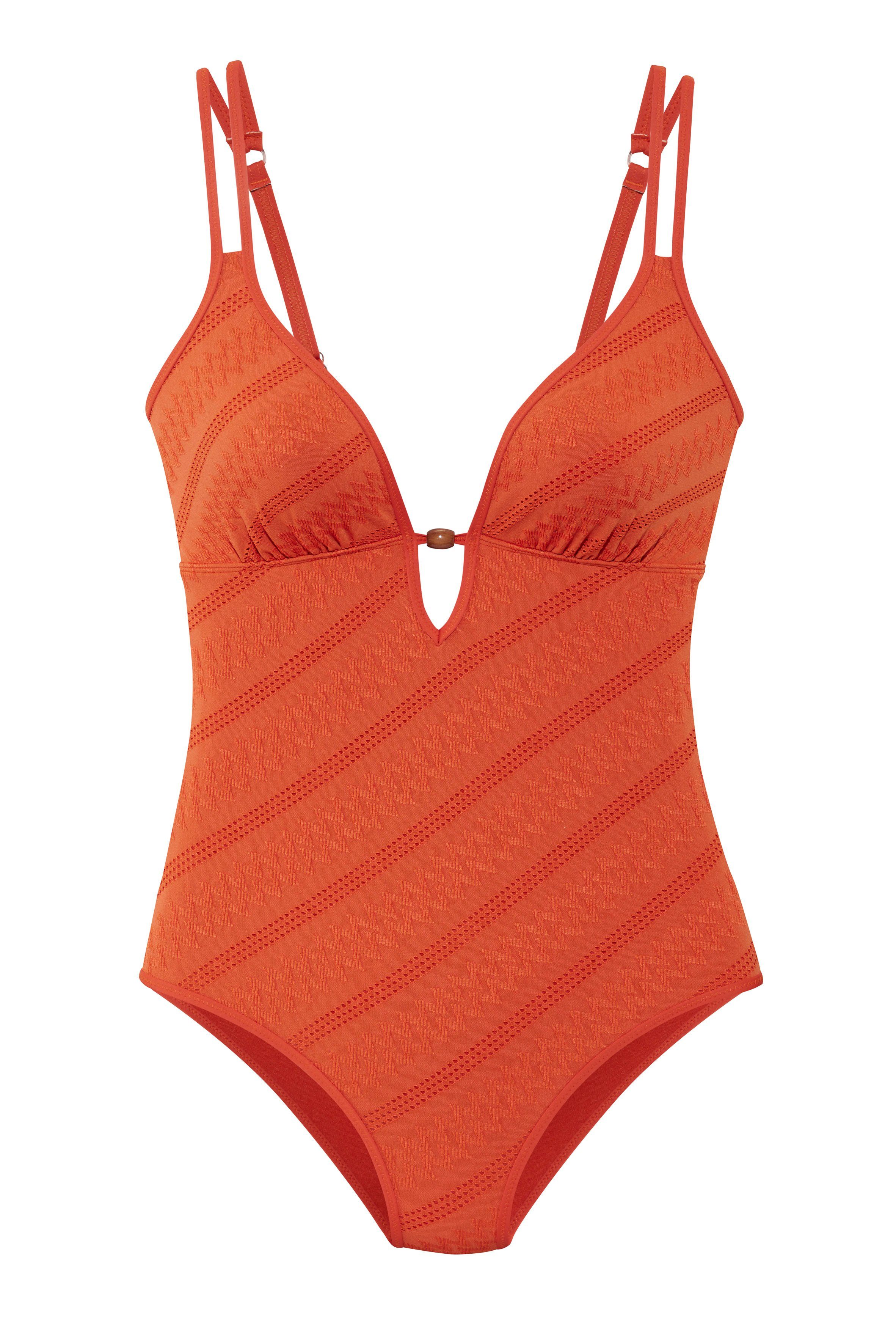 s.Oliver RED LABEL Beachwear Badpak Naila met structuur