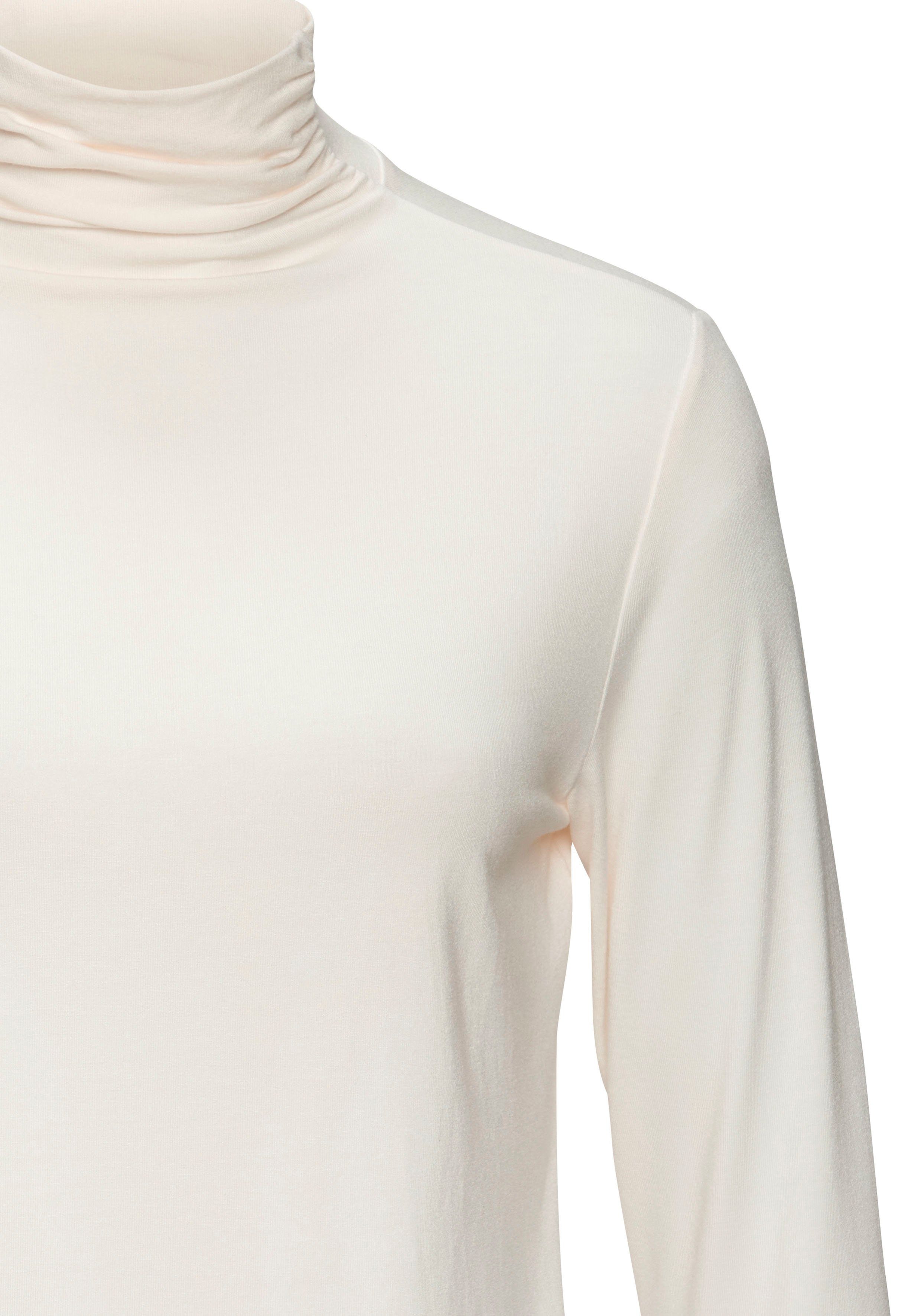 Lascana Shirt met staande kraag Van zachte viscose-stretch van zachte viscosekwaliteit