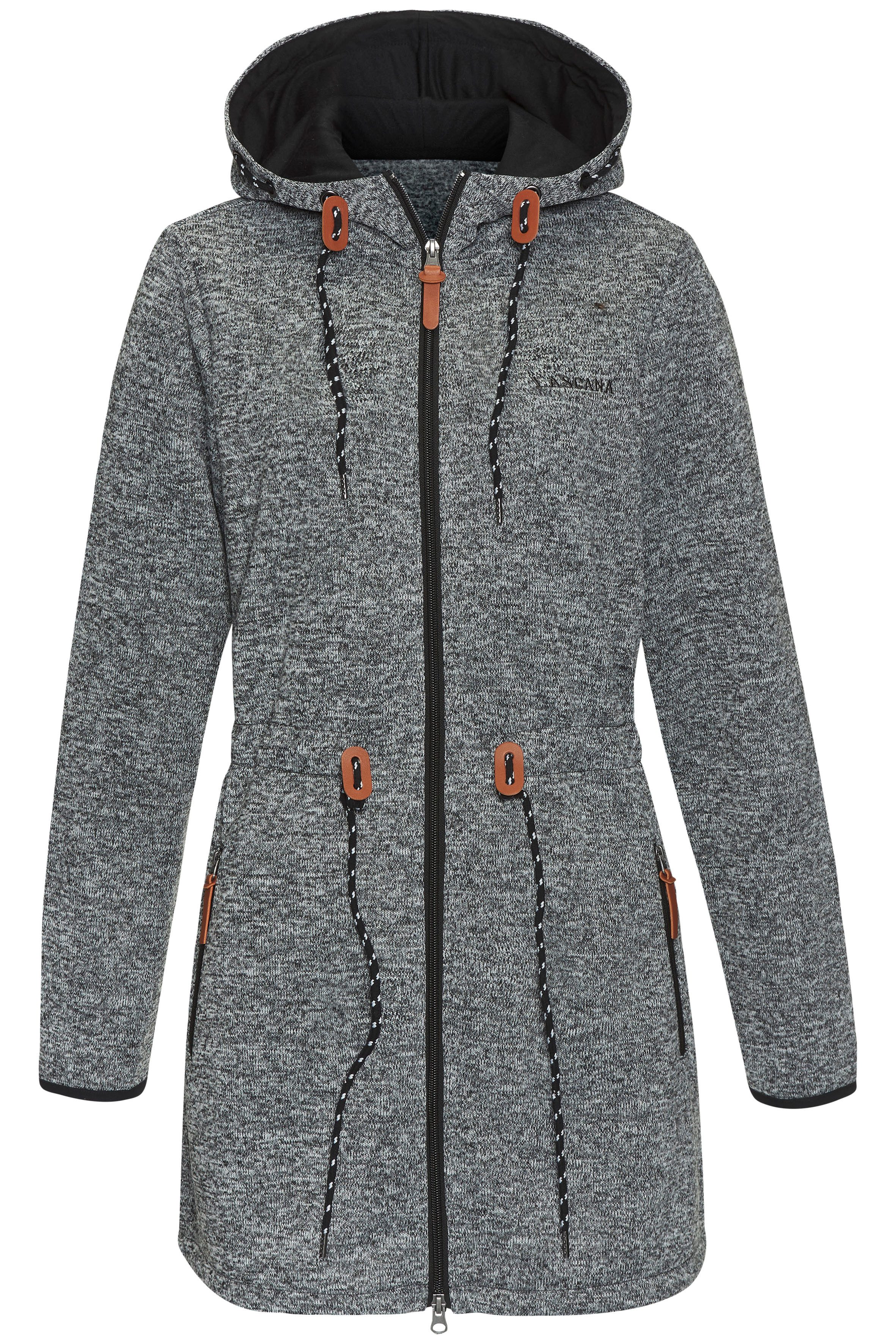 Lascana Fleecejack met een capuchon