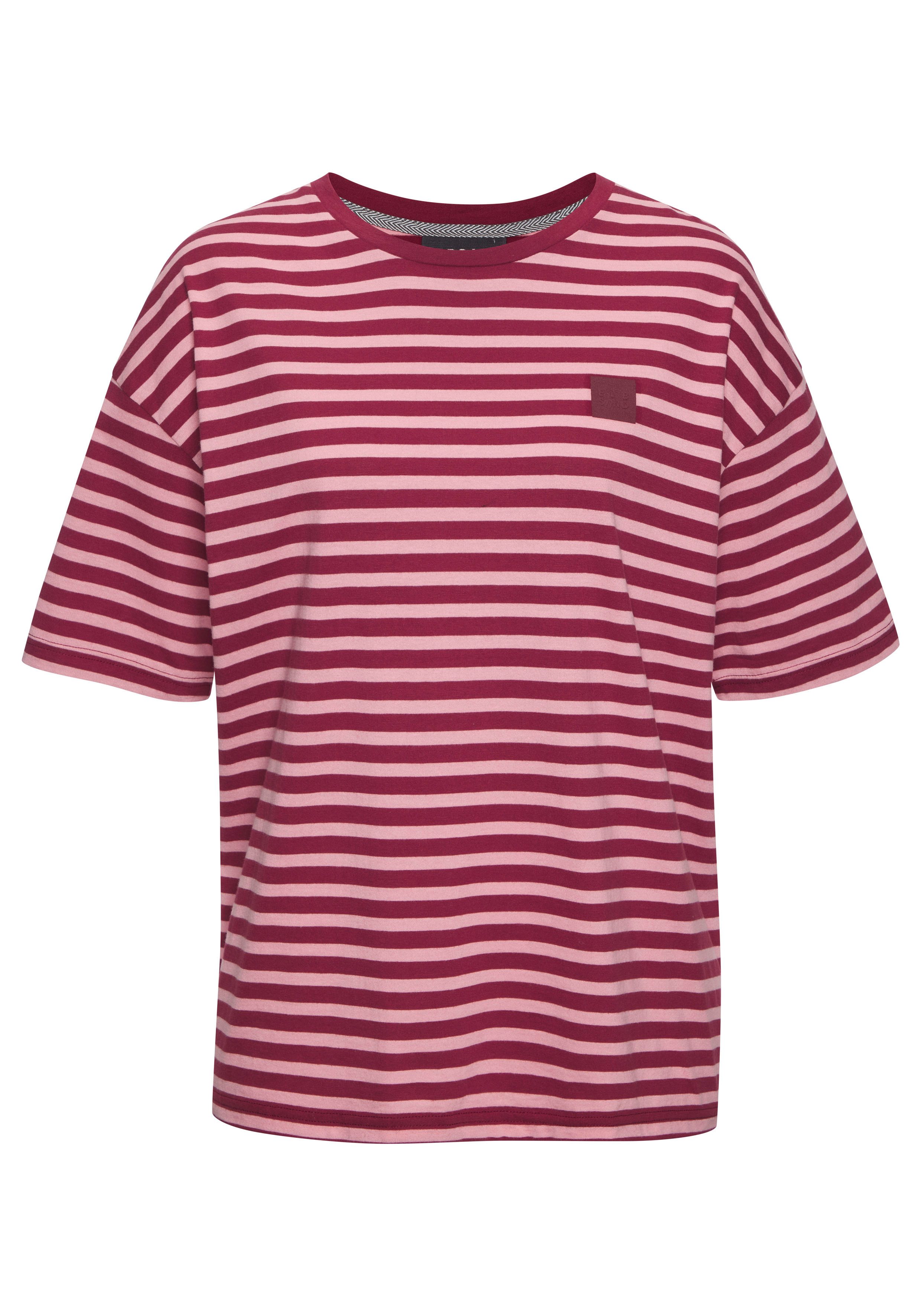 Elbsand T-shirt met halflange mouwen en streeplook