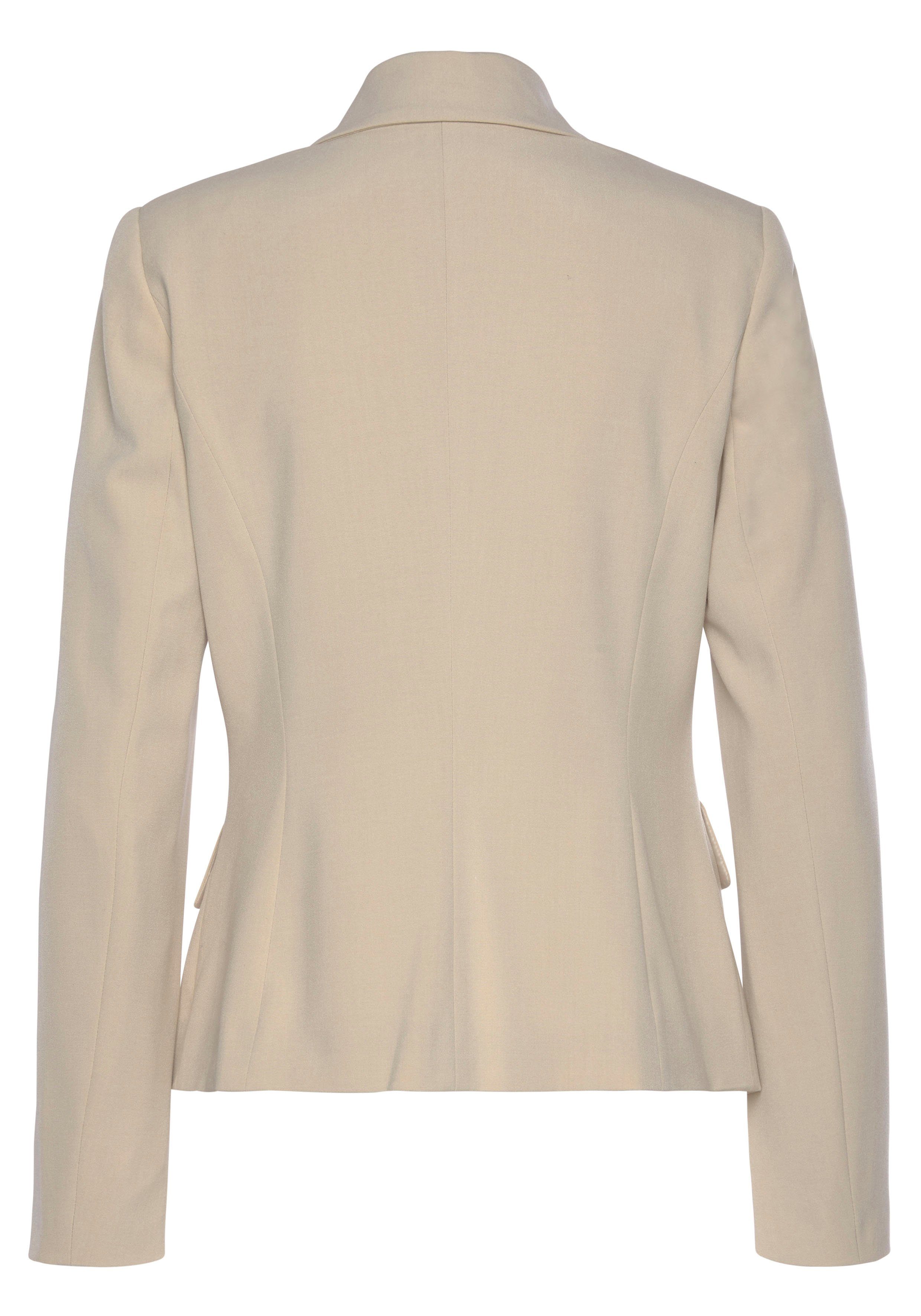 Lascana Korte blazer met dubbele knoopsluiting, damesblazer, sportief-elegant