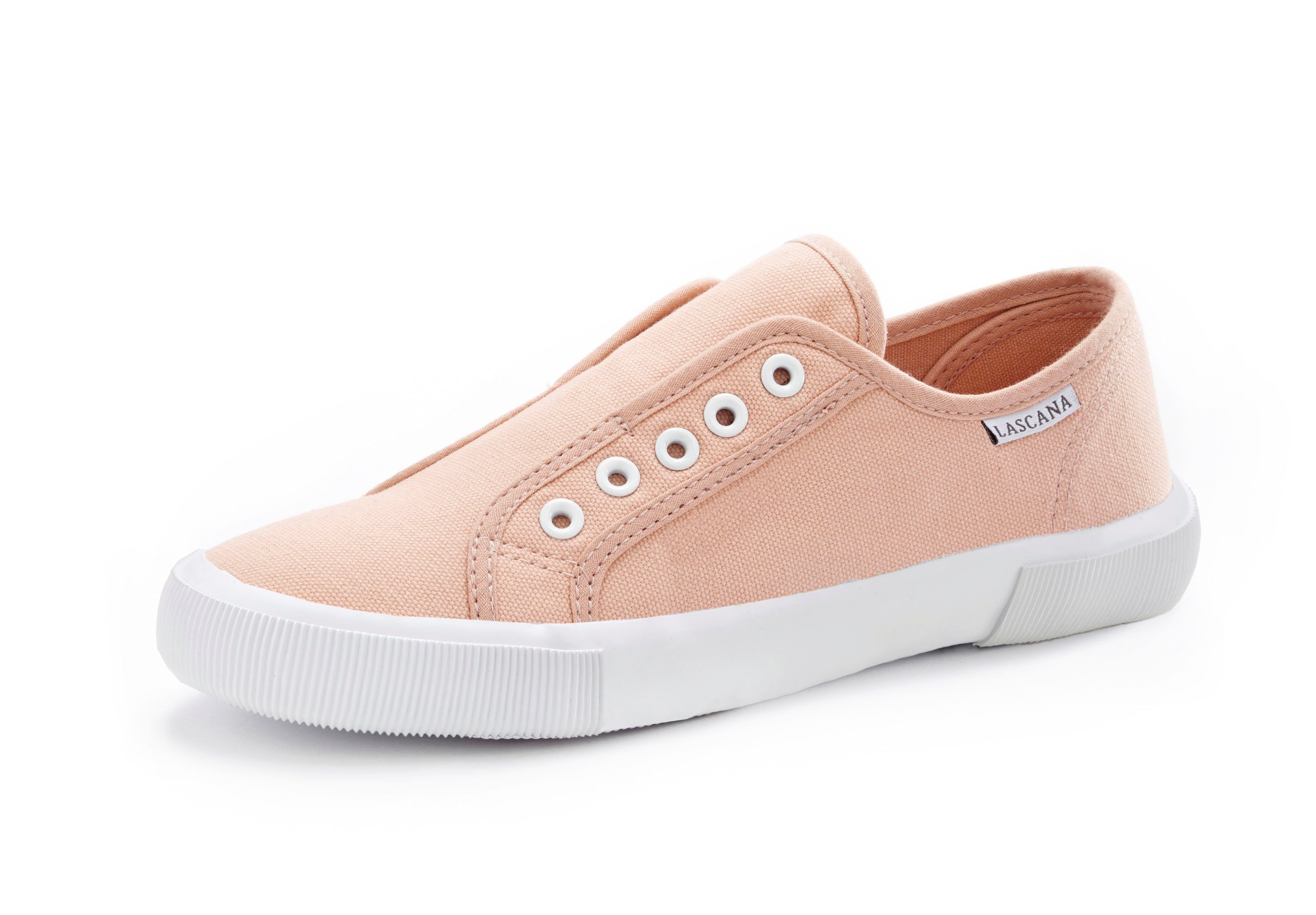 Lascana Sneakers Slipper, lage schoen, slip-on sneaker comfortabel om in te glijden