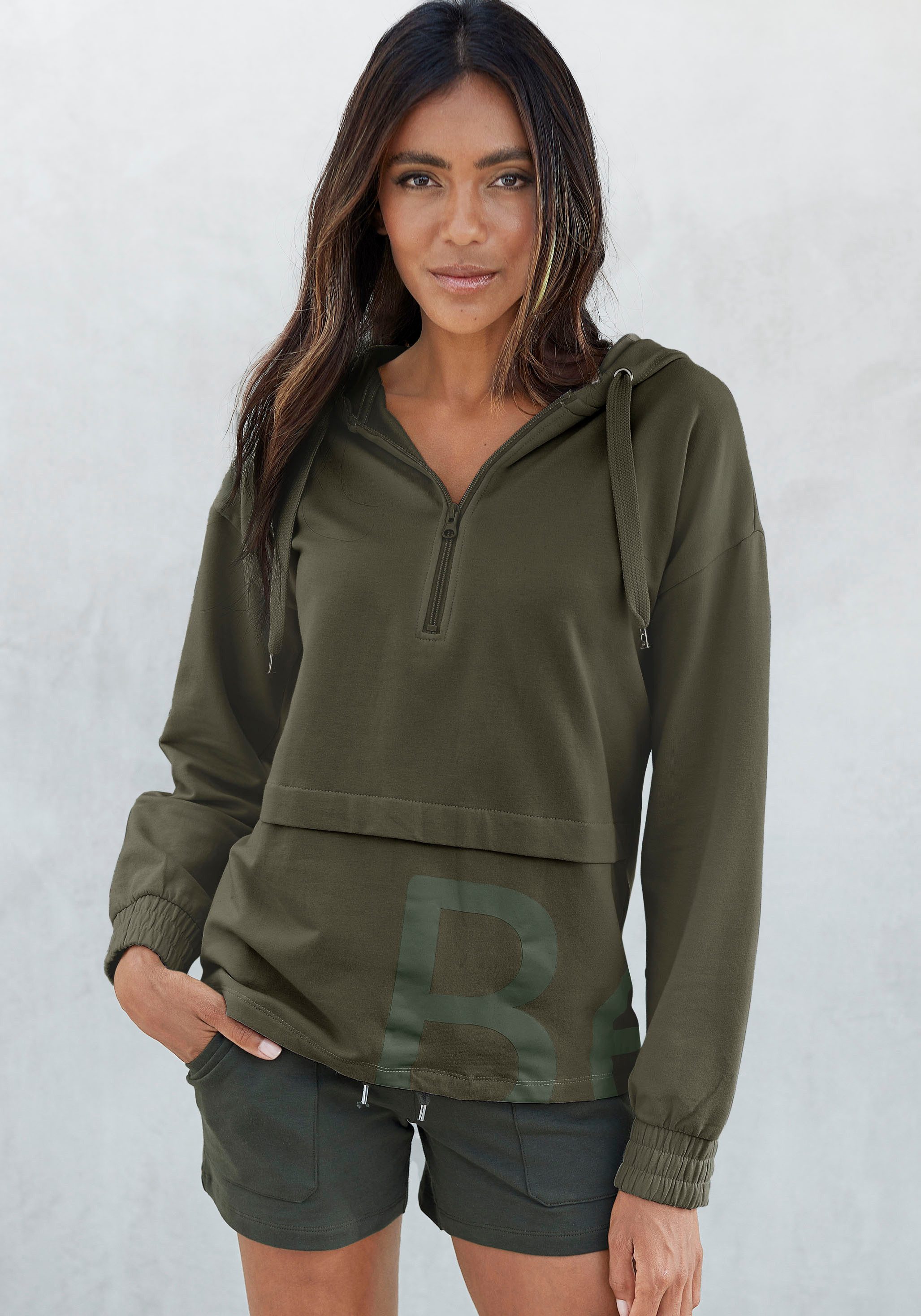 Bench. Loungewear Hoodie met rits, loungewear, loungepak