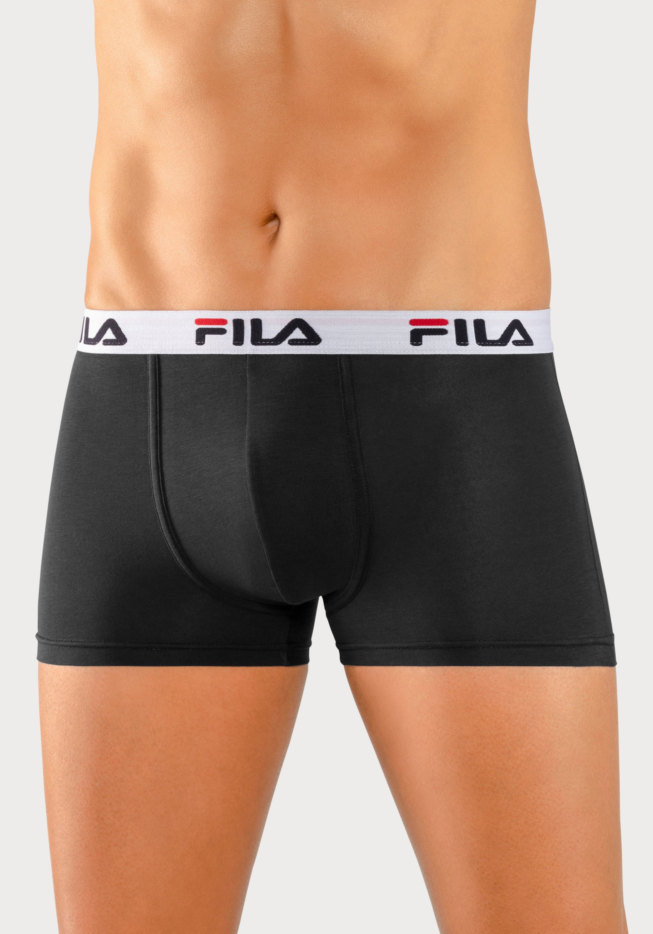 Fila Boxershort MAN BOXER SHORTS met elastische logoband (Set van 3)