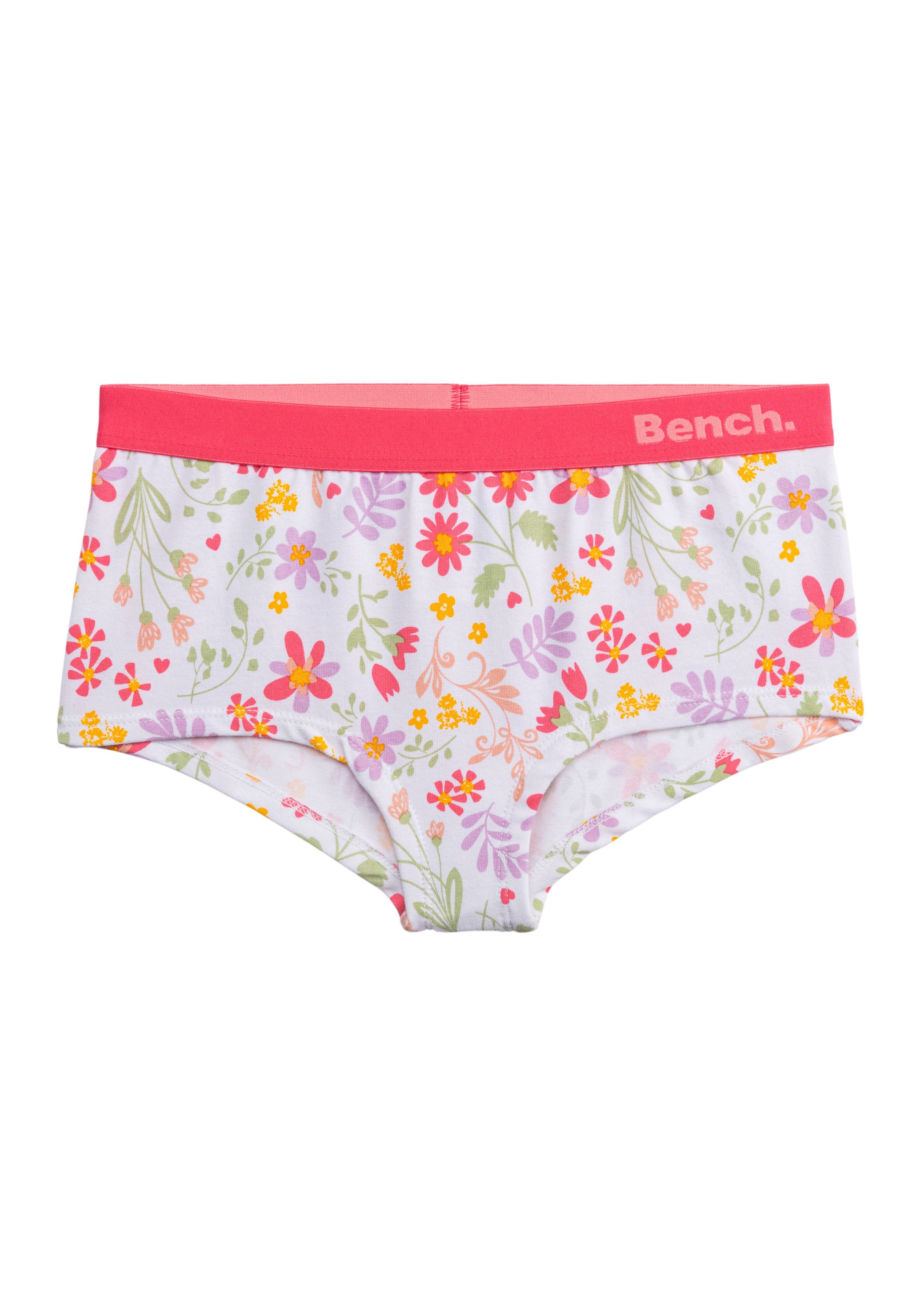 Bench. Set: Bustier uni en gebloemd in één verpakking (4-delig, Met hipster)