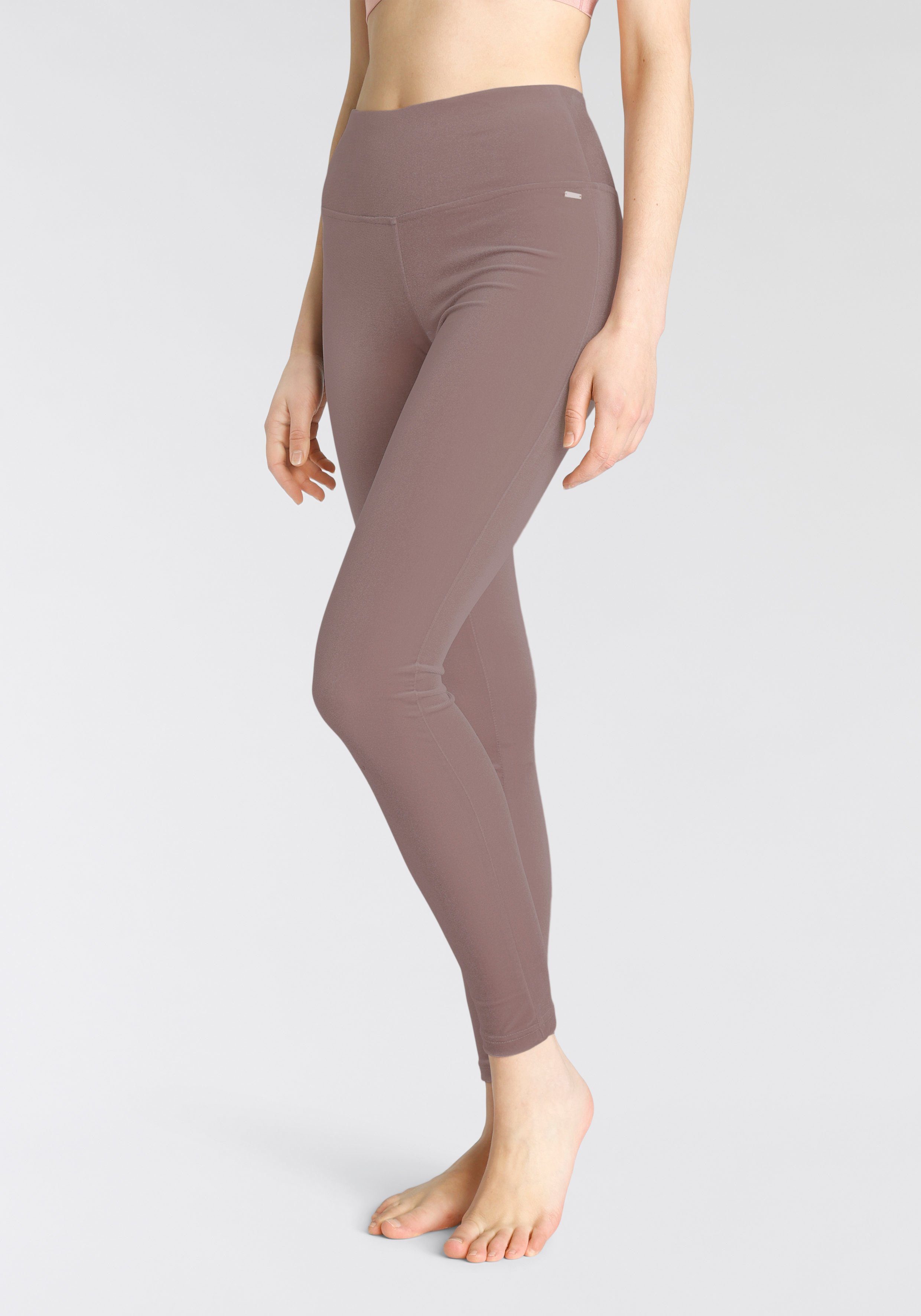 Lascana Legging in zachte, elastische velourslook