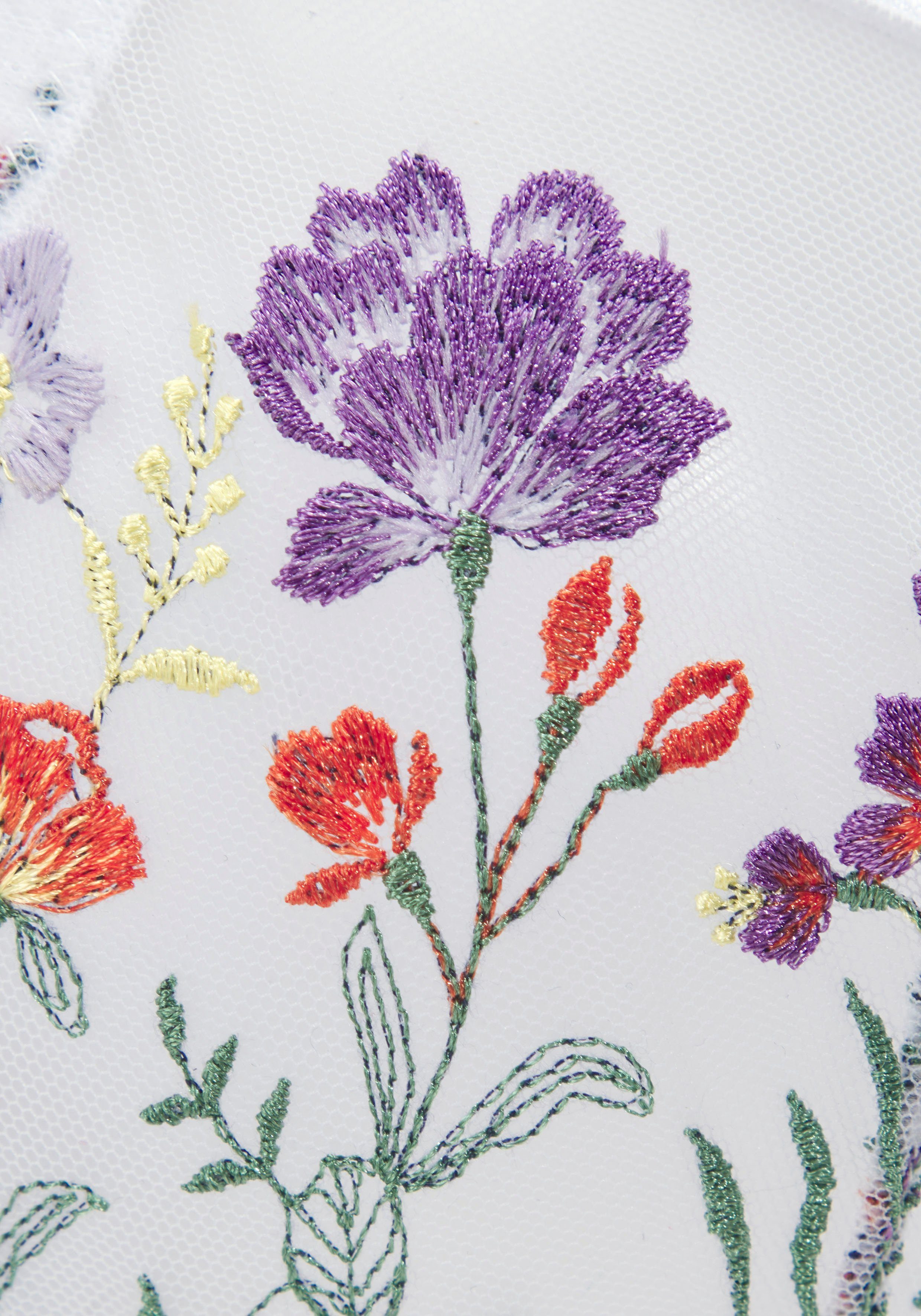 Lascana Beugel-bh Maria met bloemen van chique borduurkant, sexy dessous