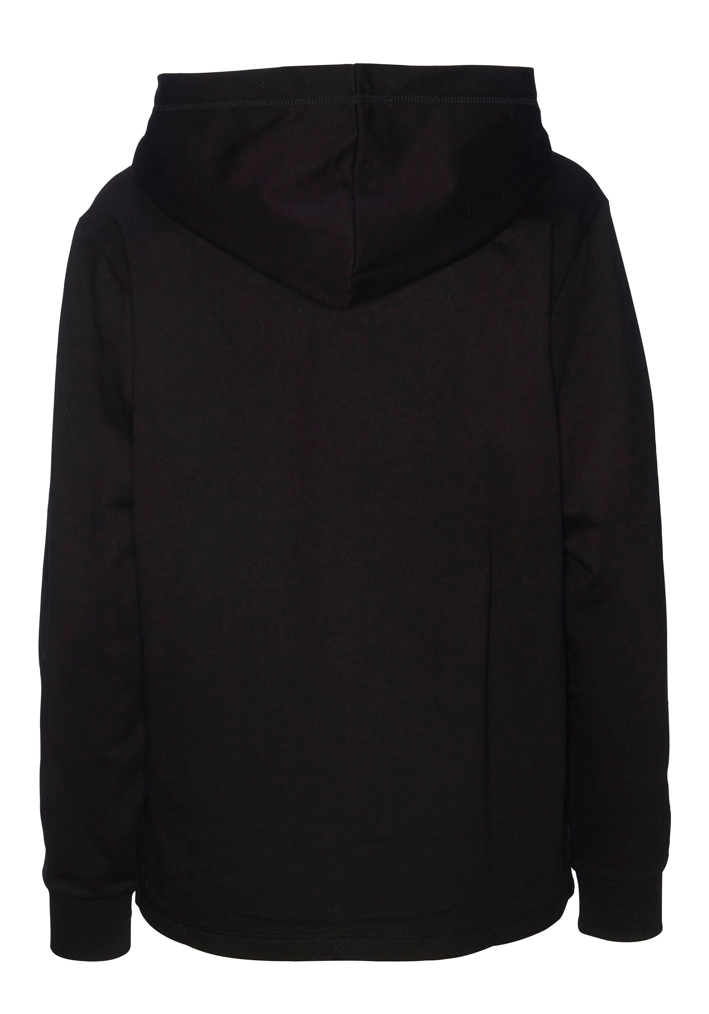 Lascana Hoodie met subtiele frontprint, loungepak