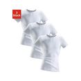 clipper hemd van dubbelrib (3 stuks) wit