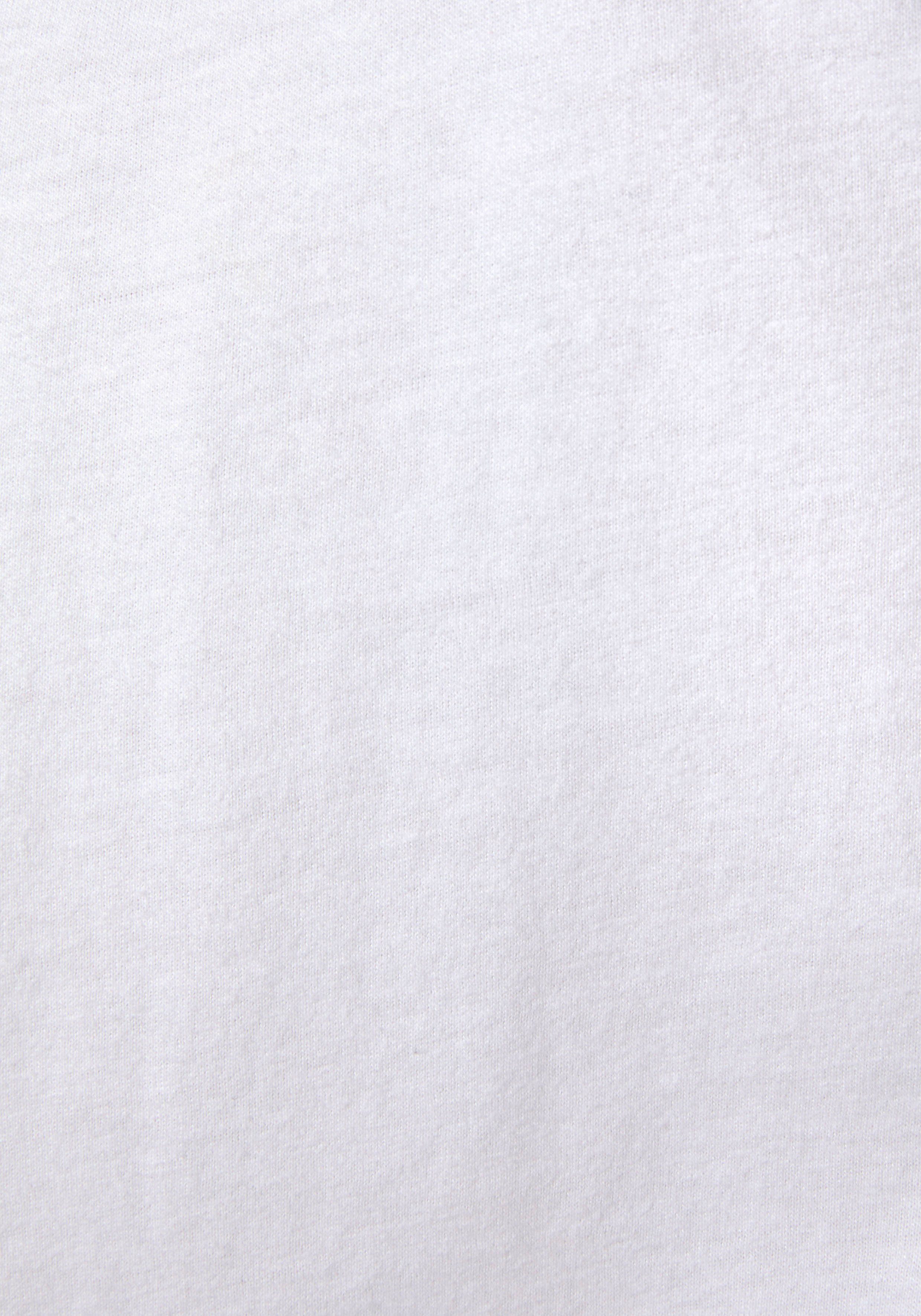 Elbsand Longsleeve TINNA met logoprint op de rug, shirt met lange mouwen van een katoenmix, sportief-casual