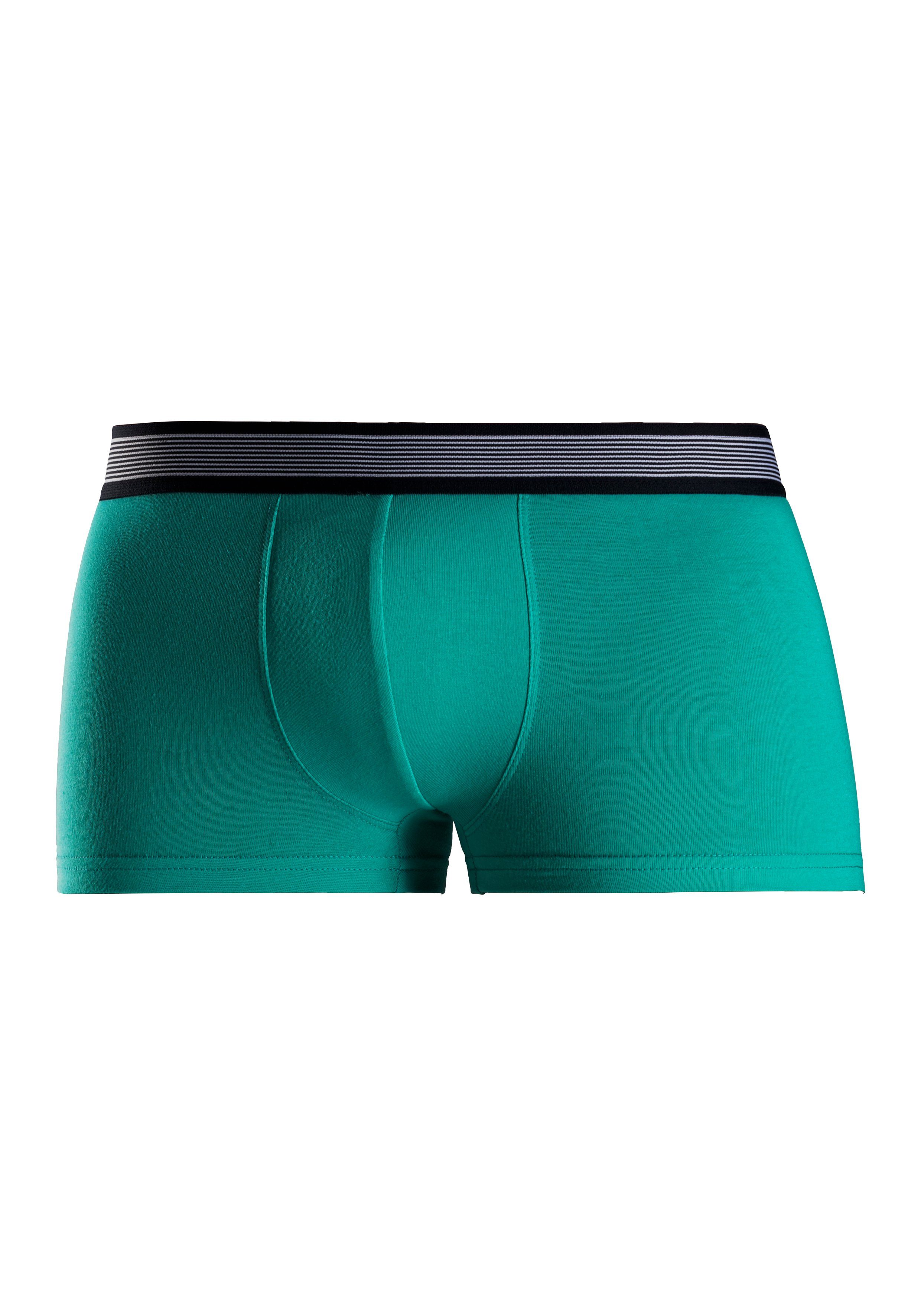 H.I.S Hipster strak zittende boxershorts van katoenmix (set, 4 stuks)