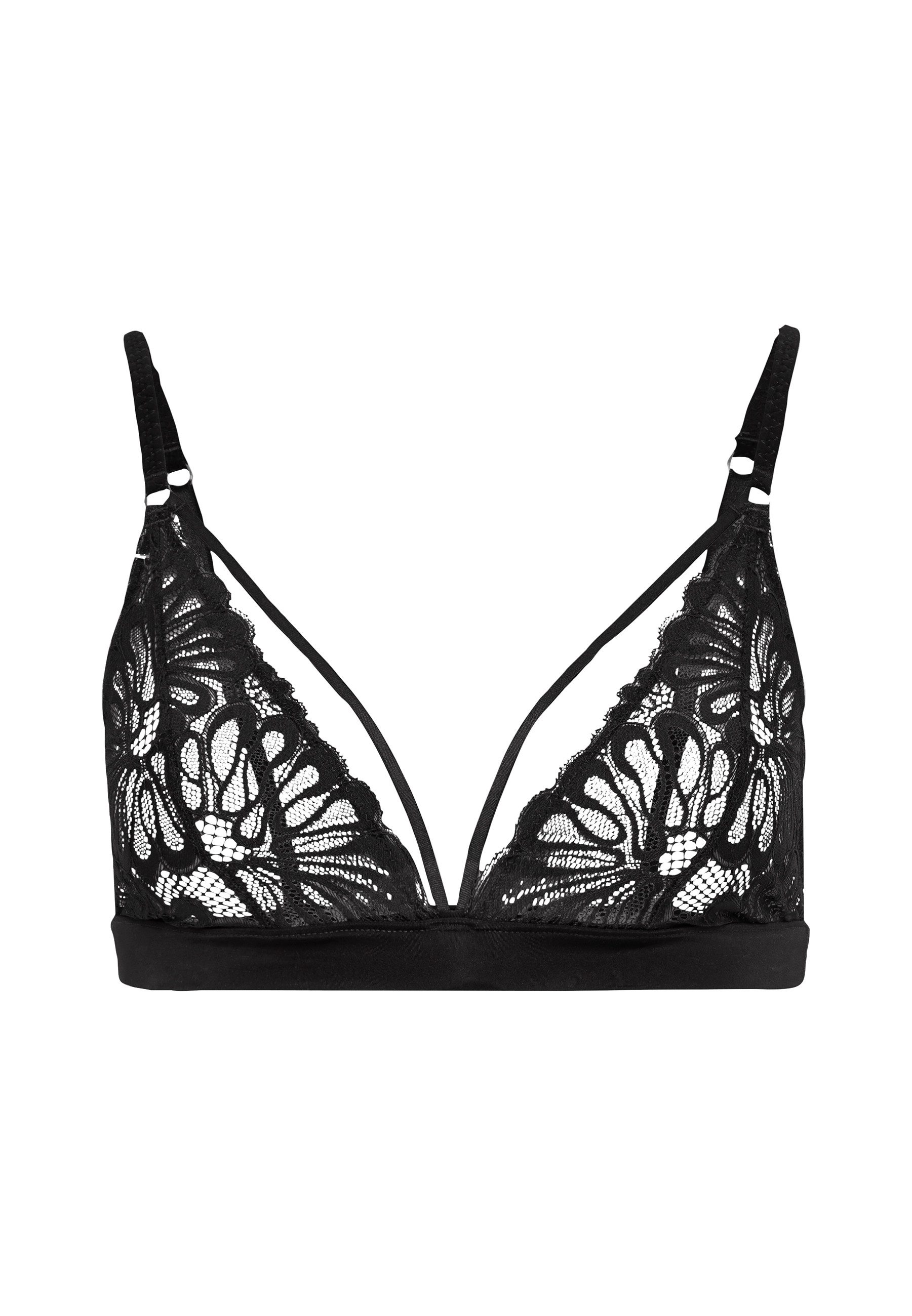 LSCN by LASCANA Bralette van bladeren kant (1-delig)