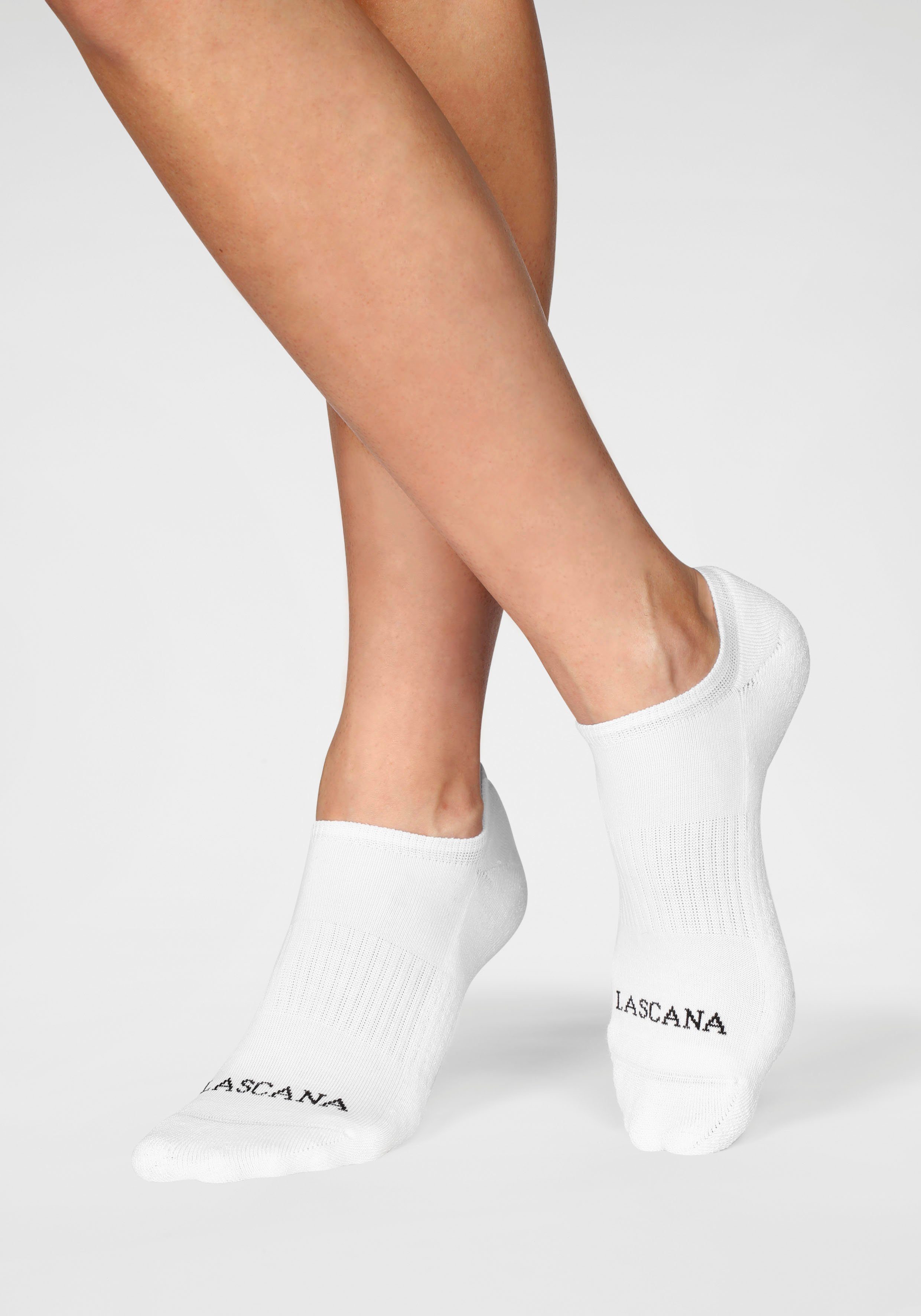 active by Lascana Sneakersokken met voetfrotté (set, 7 paar)