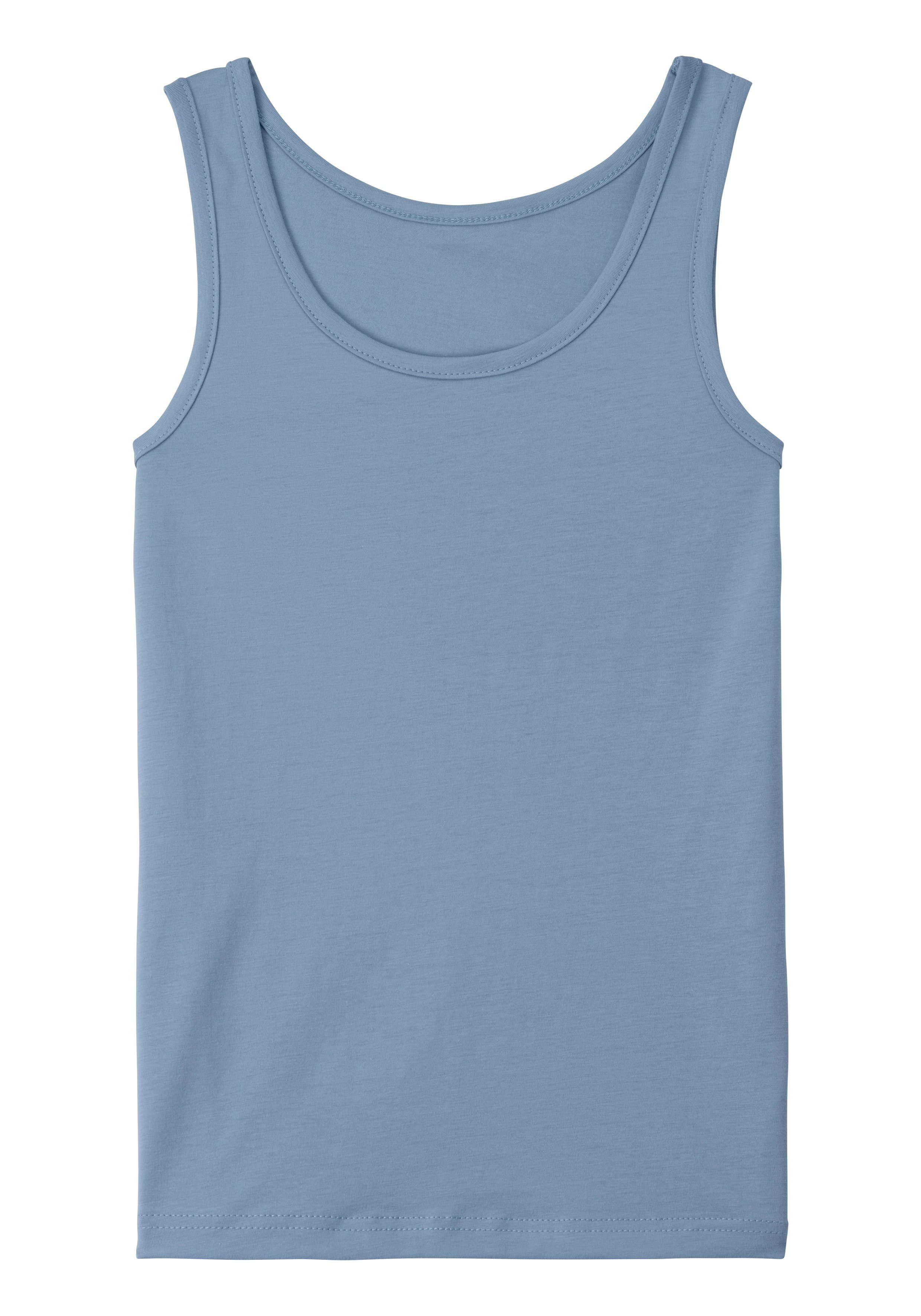 Vivance Hemd in eenvoudig ontwerp, tanktop, onderhemd (set, 2 stuks)