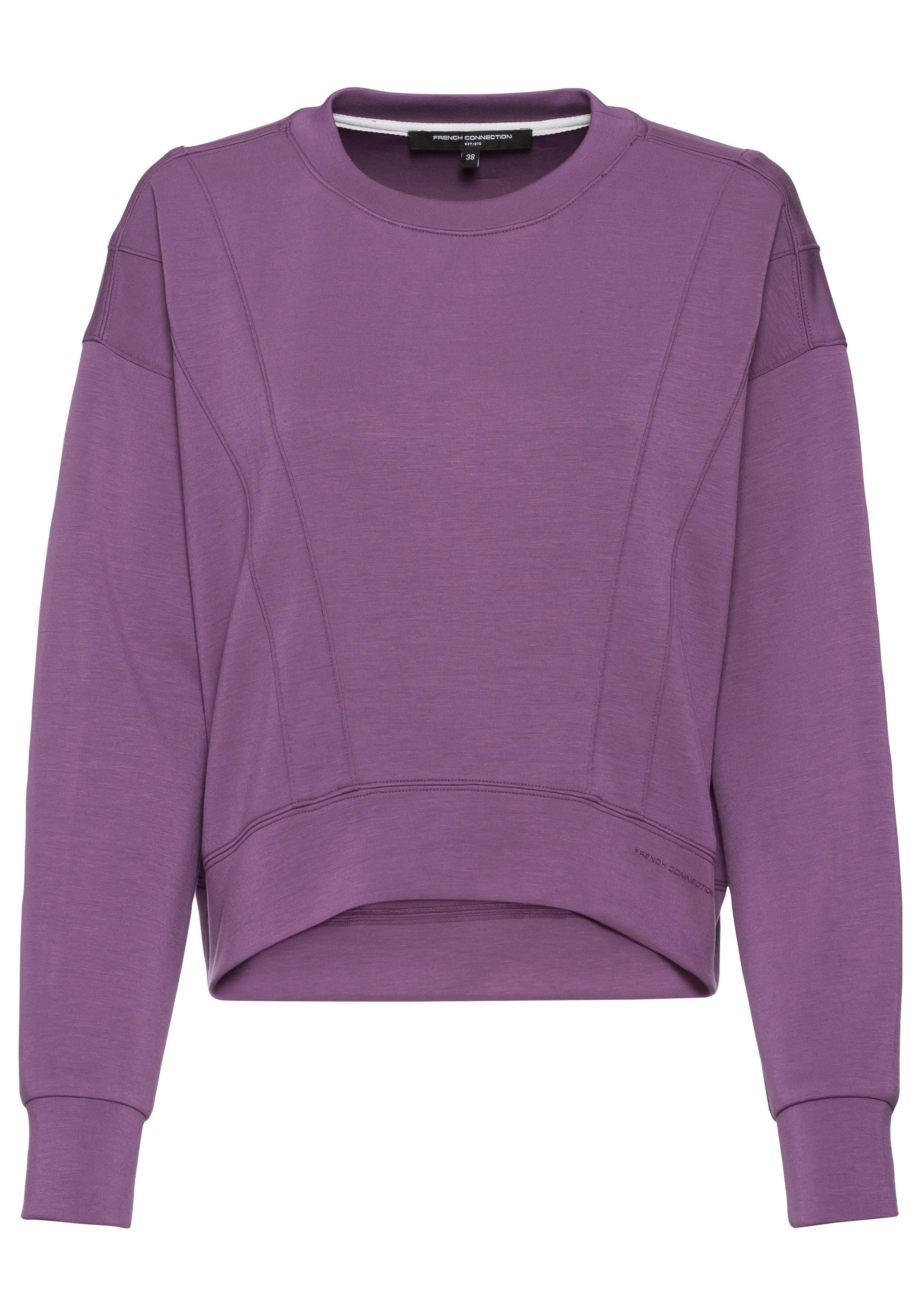 French Connection Sweatshirt met afhangende schouders tops & hoodies maat 32/34 paars
