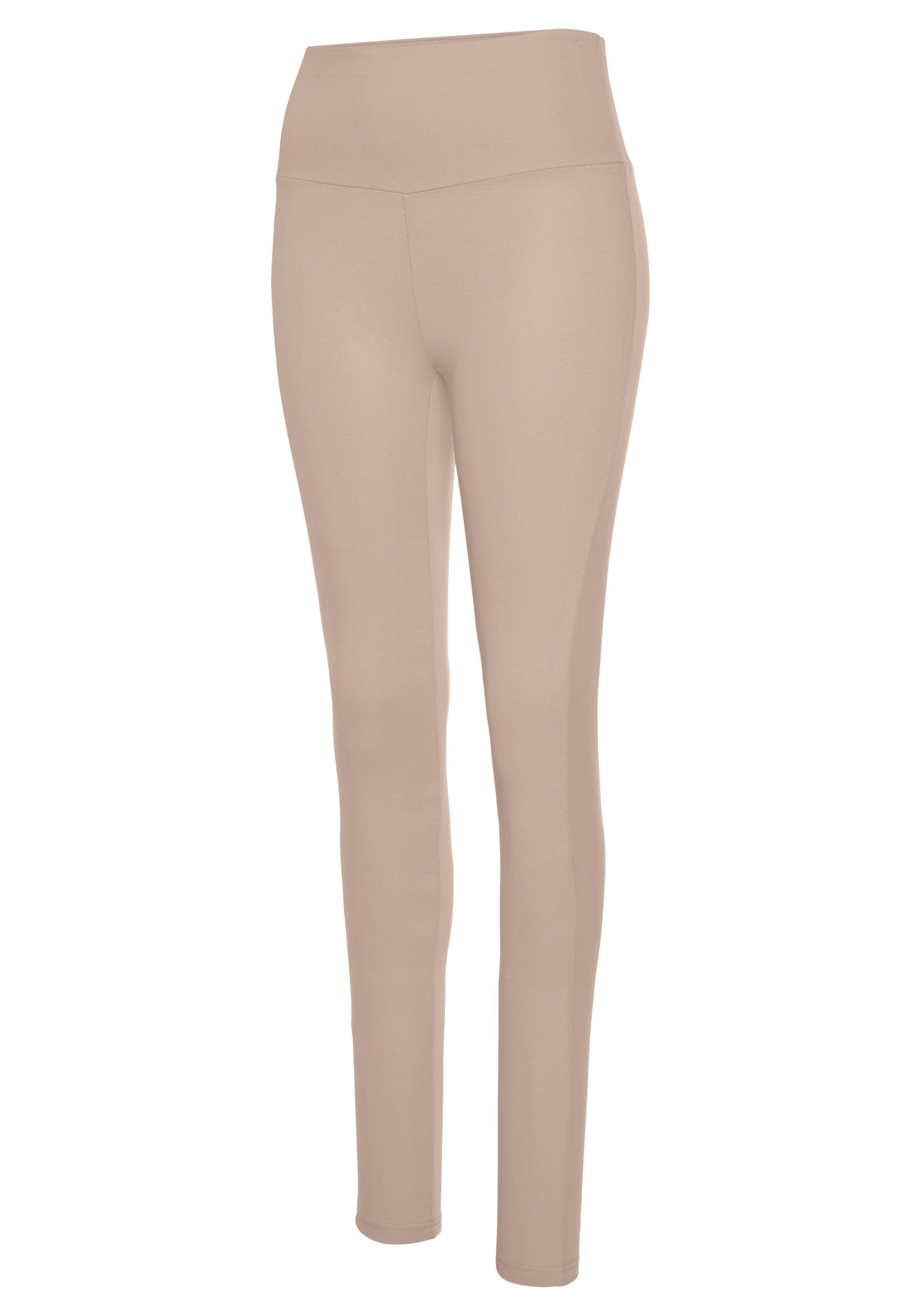 Lascana Legging met brede boord, loungewear